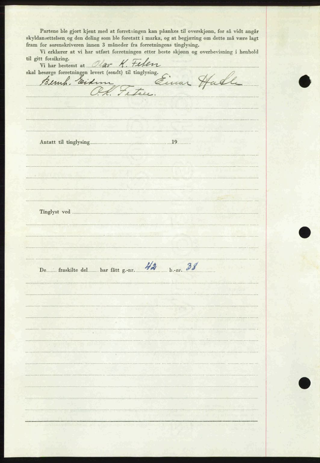 Romsdal sorenskriveri, AV/SAT-A-4149/1/2/2C: Mortgage book no. A34, 1950-1950, Diary no: : 2873/1950