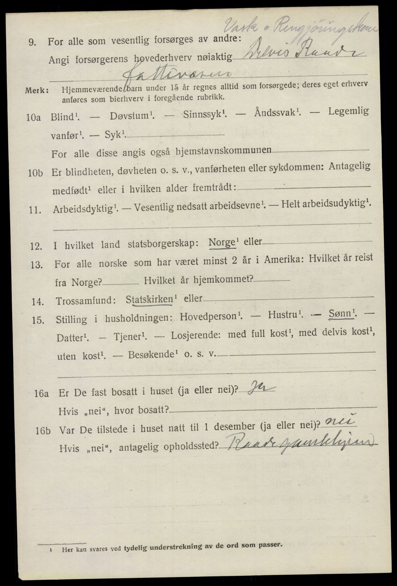 SAO, 1920 census for Råde, 1920, p. 4040