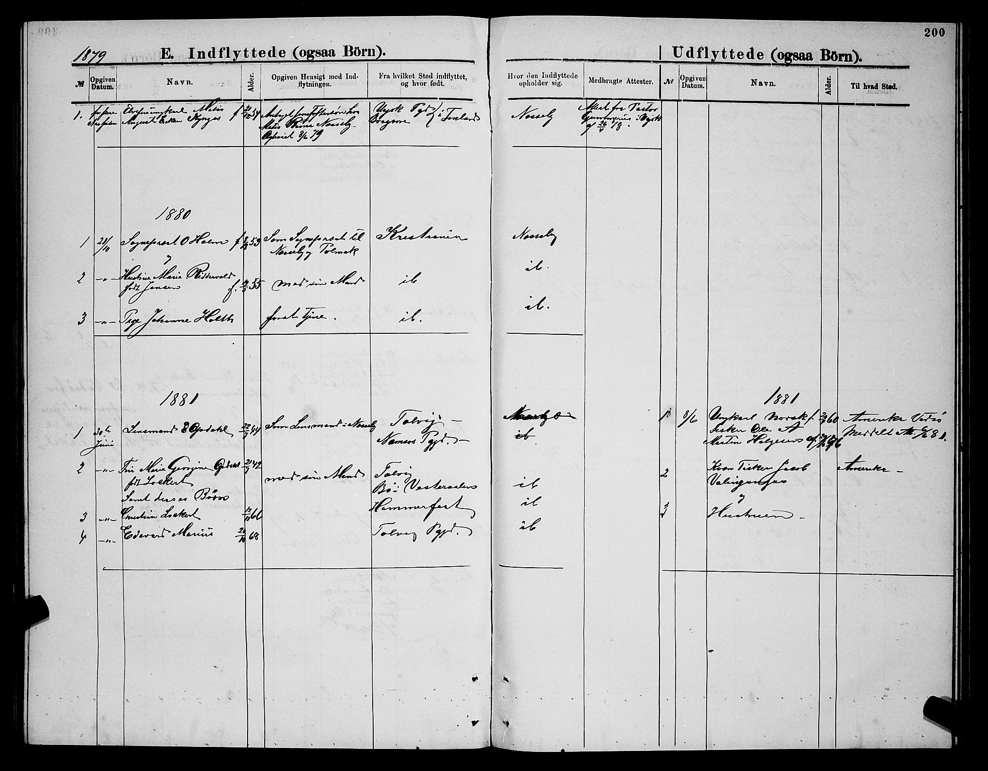Nesseby sokneprestkontor, SATØ/S-1330/H/Hb/L0004klokker: Parish register (copy) no. 4, 1877-1884, p. 200