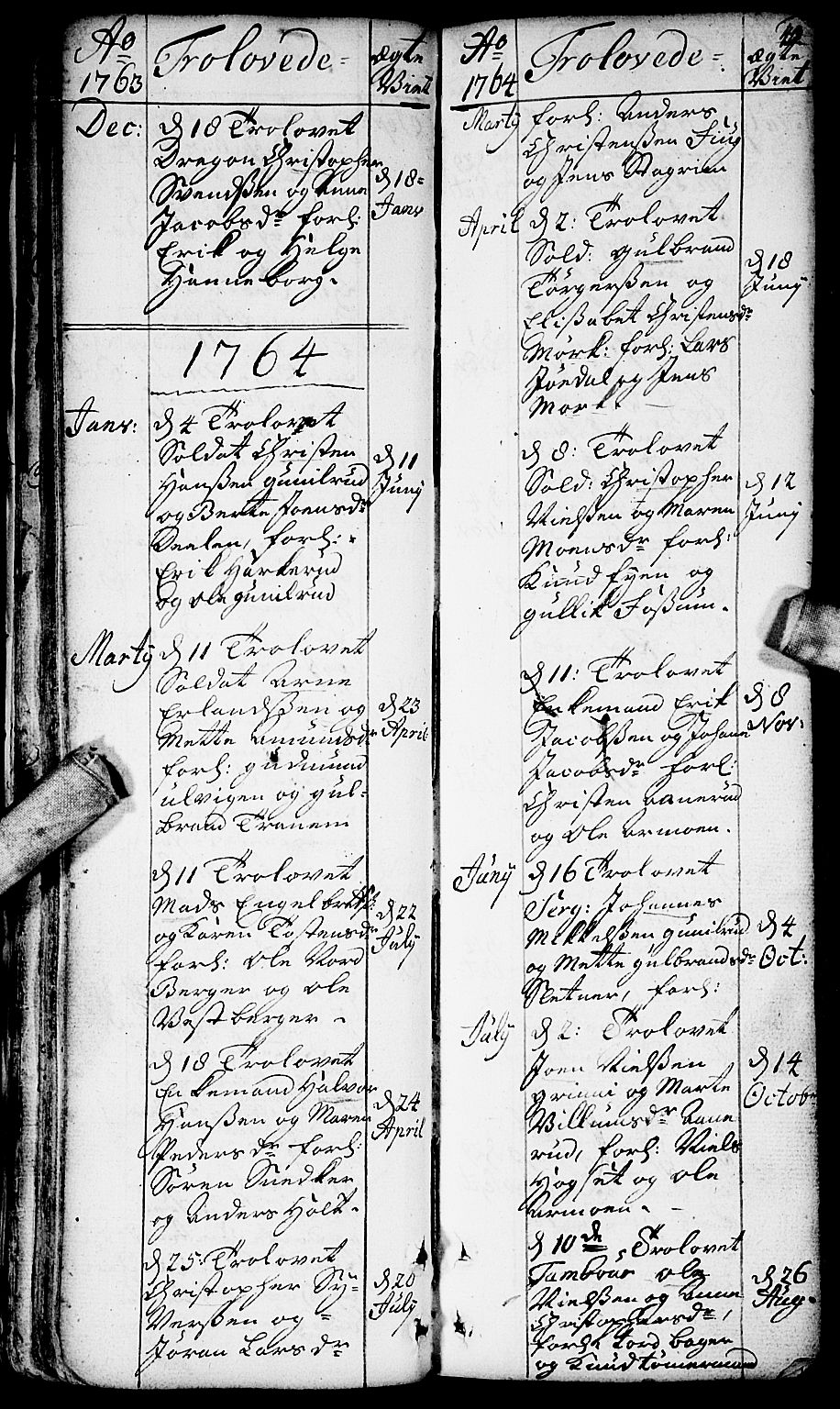 Aurskog prestekontor Kirkebøker, SAO/A-10304a/F/Fa/L0002: Parish register (official) no. I 2, 1735-1766, p. 40