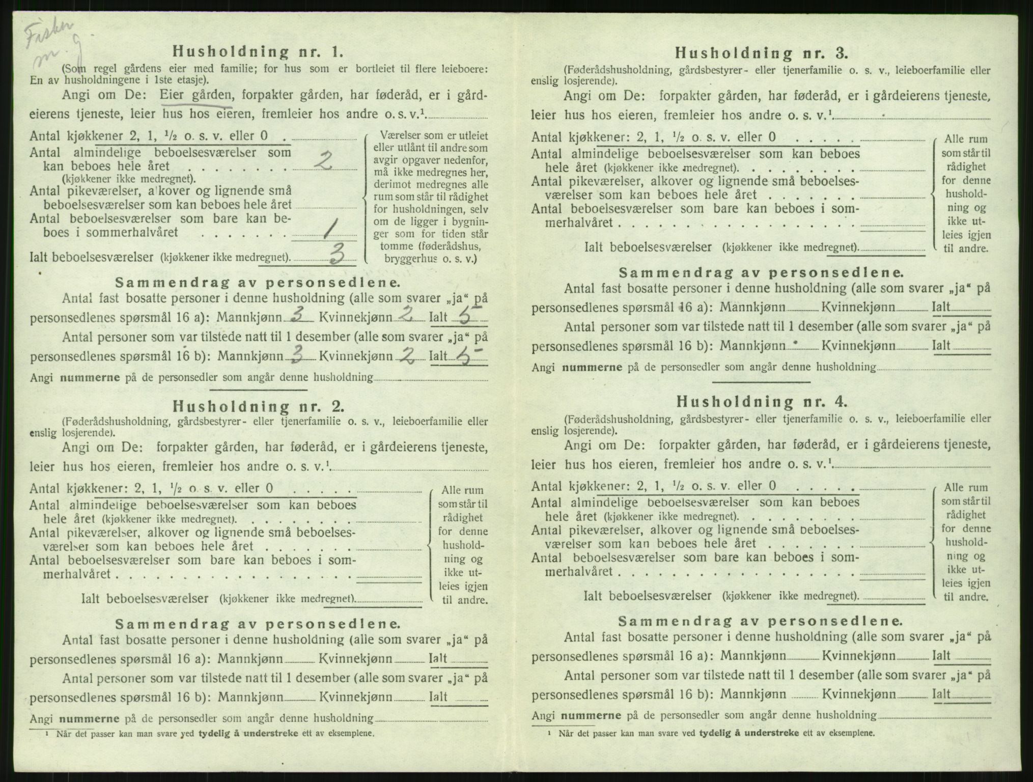 SAT, 1920 census for Haram, 1920, p. 340