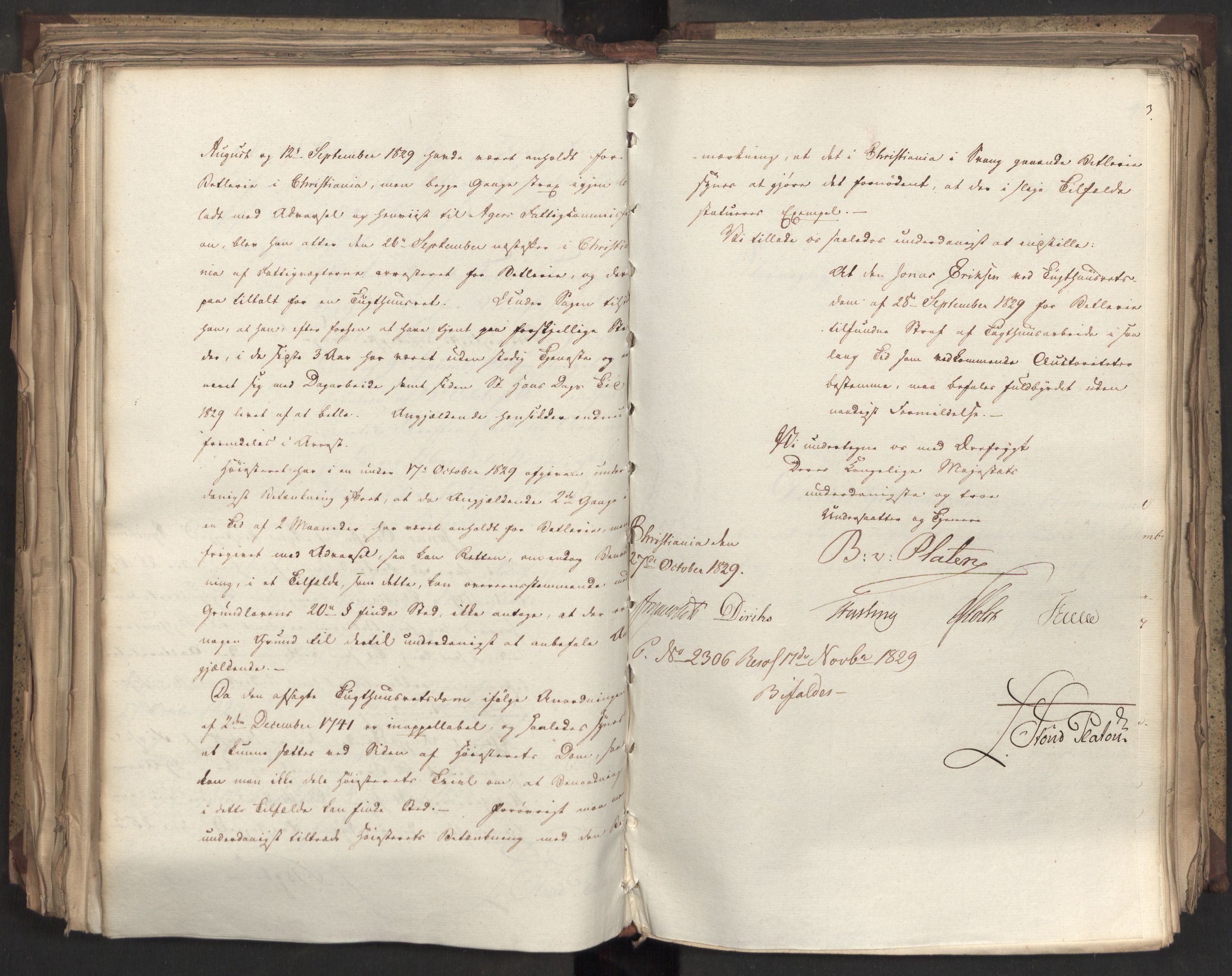 Statsrådsavdelingen i Stockholm, AV/RA-S-1003/D/Da/L0061: Regjeringsinnstillinger nr. 1501-1666, 1829, p. 325