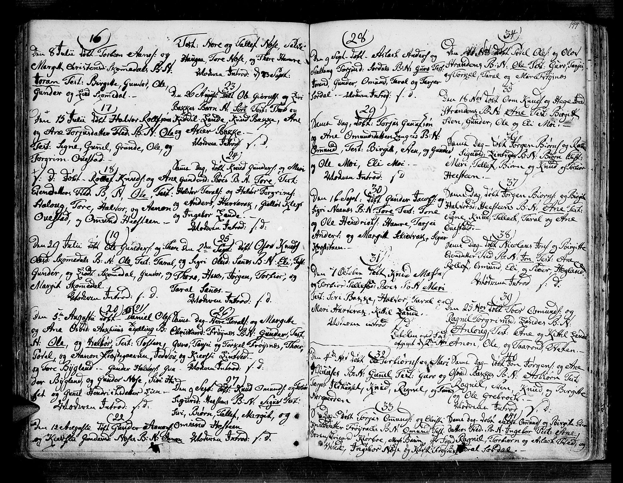 Bygland sokneprestkontor, AV/SAK-1111-0006/F/Fa/Fab/L0002: Parish register (official) no. A 2, 1766-1816, p. 138