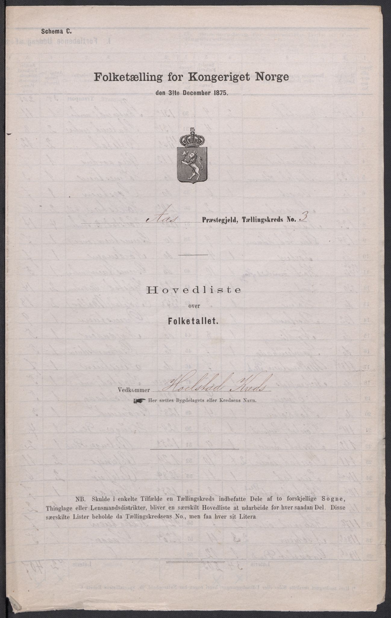 RA, 1875 census for 0214P Ås, 1875, p. 7
