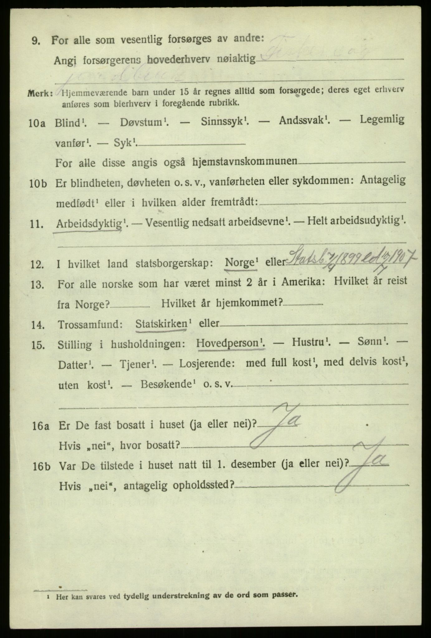 SAO, 1920 census for Hvaler, 1920, p. 8587