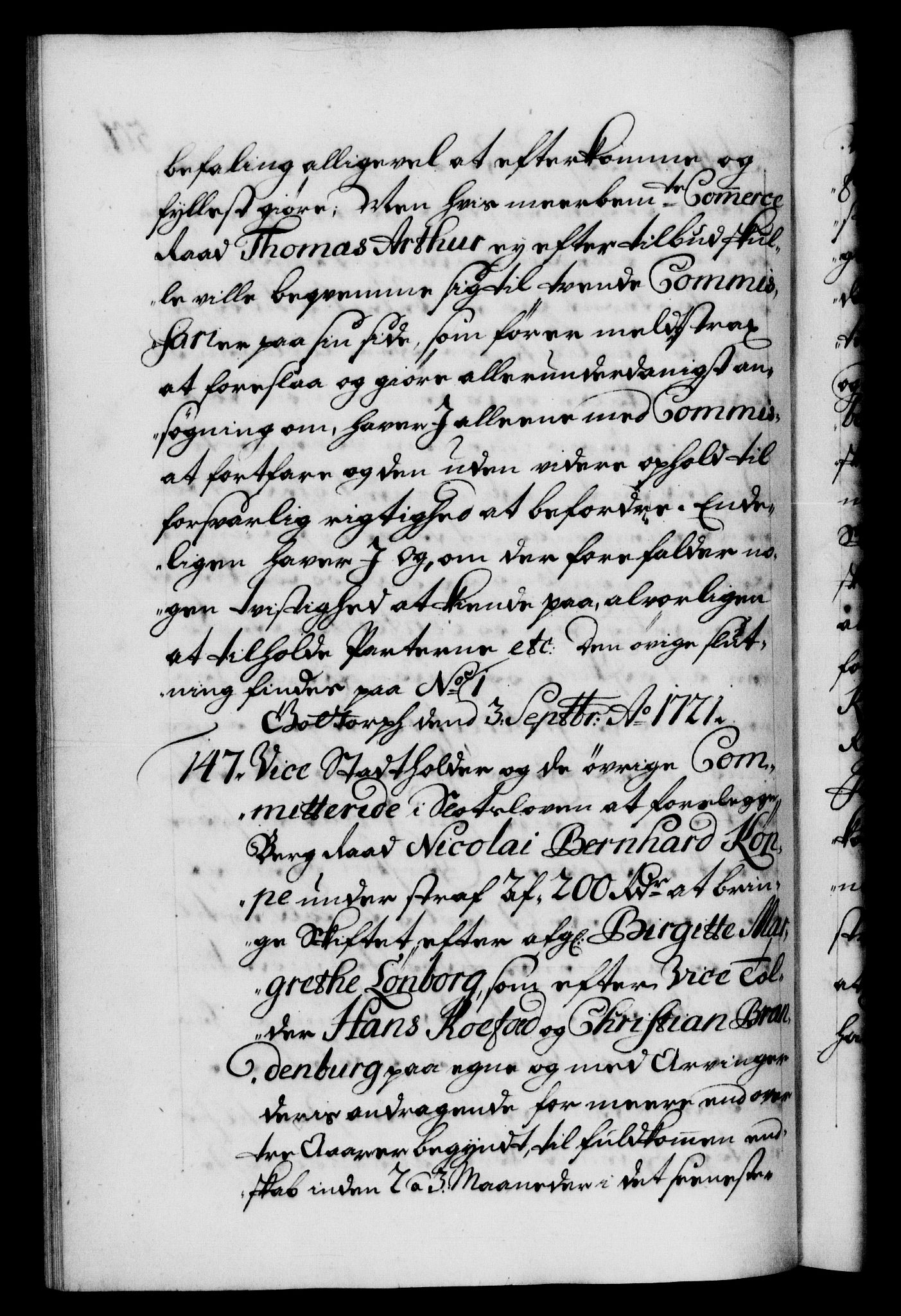 Danske Kanselli 1572-1799, AV/RA-EA-3023/F/Fc/Fca/Fcab/L0021: Norske tegnelser, 1719-1721, p. 501b