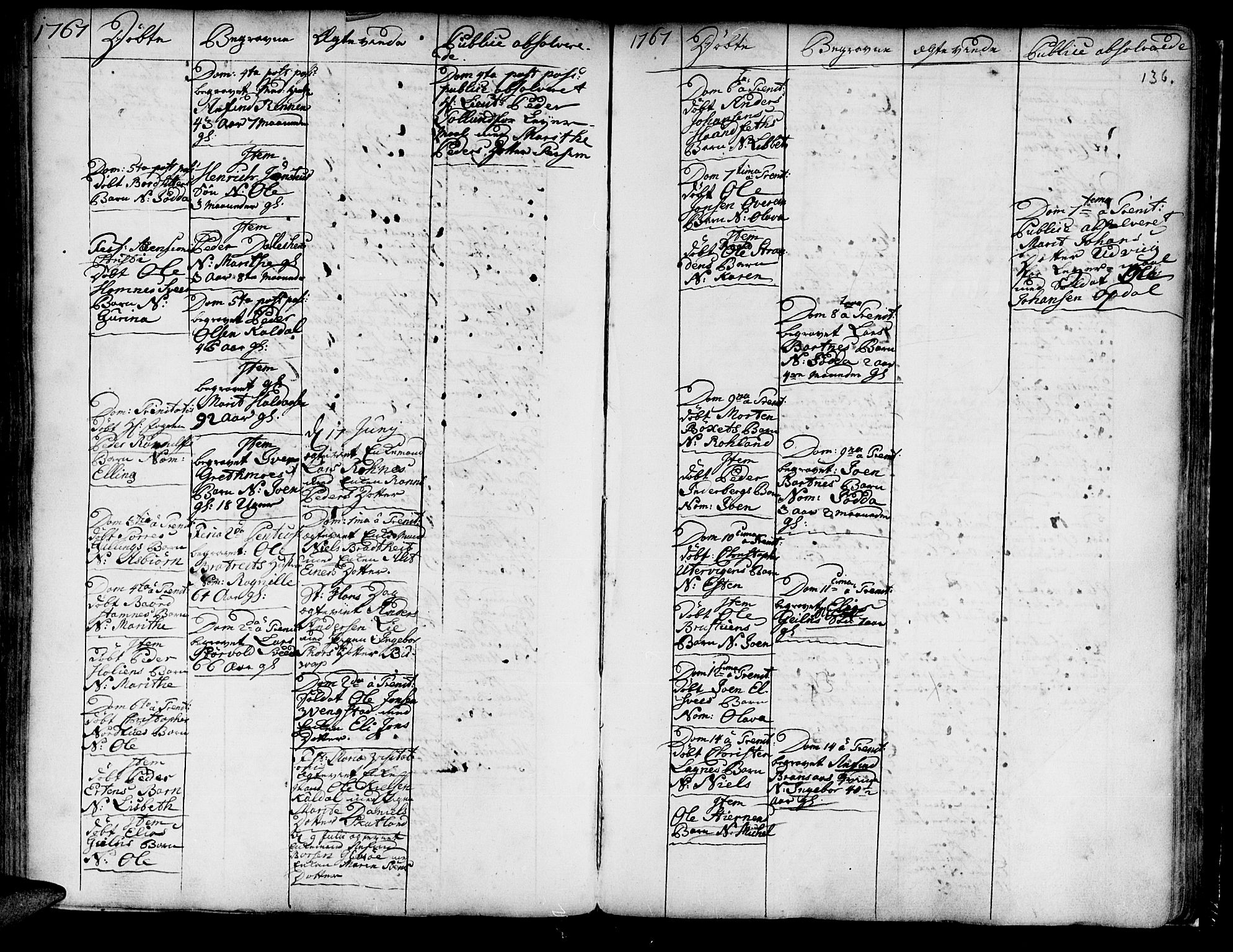 Ministerialprotokoller, klokkerbøker og fødselsregistre - Nord-Trøndelag, SAT/A-1458/741/L0385: Parish register (official) no. 741A01, 1722-1815, p. 136