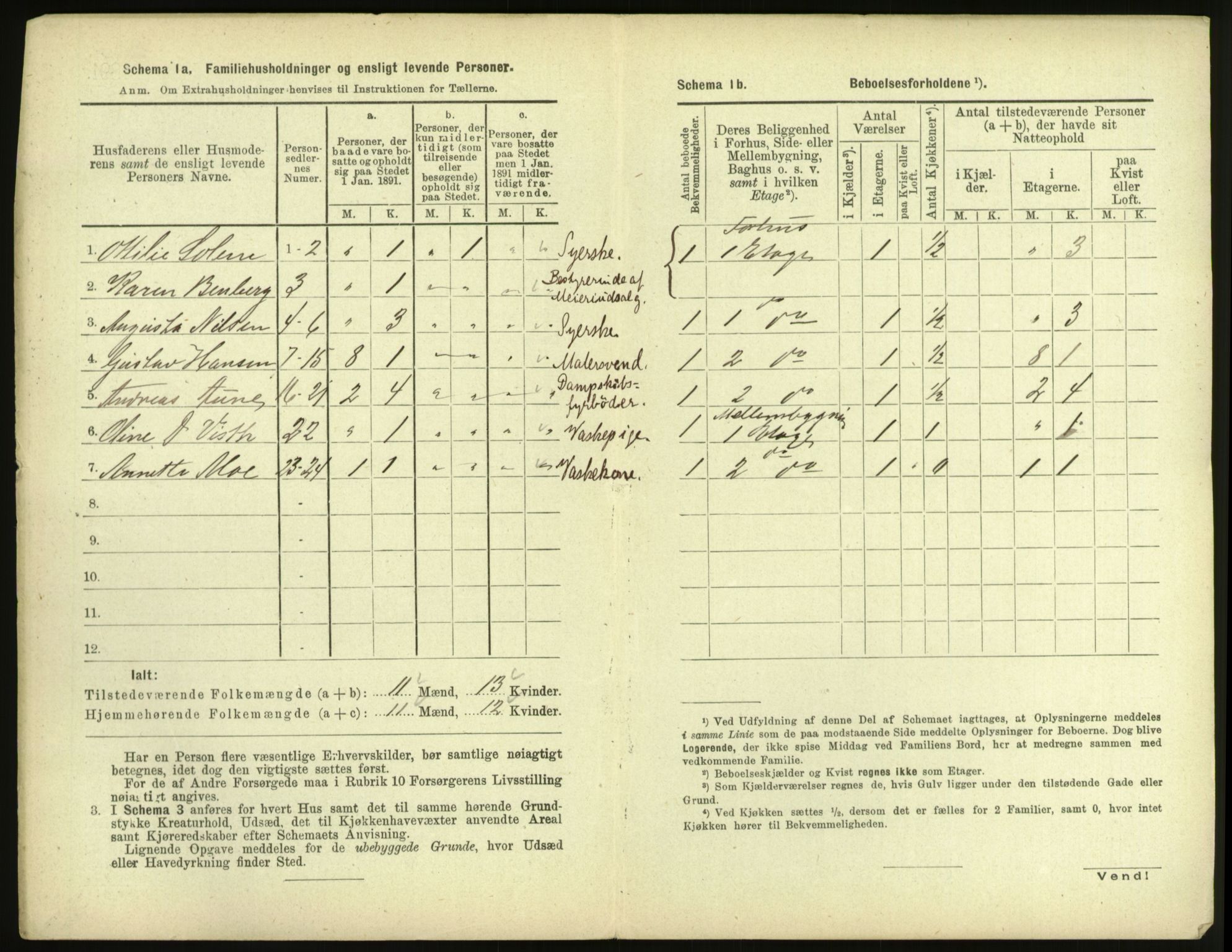 RA, 1891 census for 1601 Trondheim, 1891, p. 1397