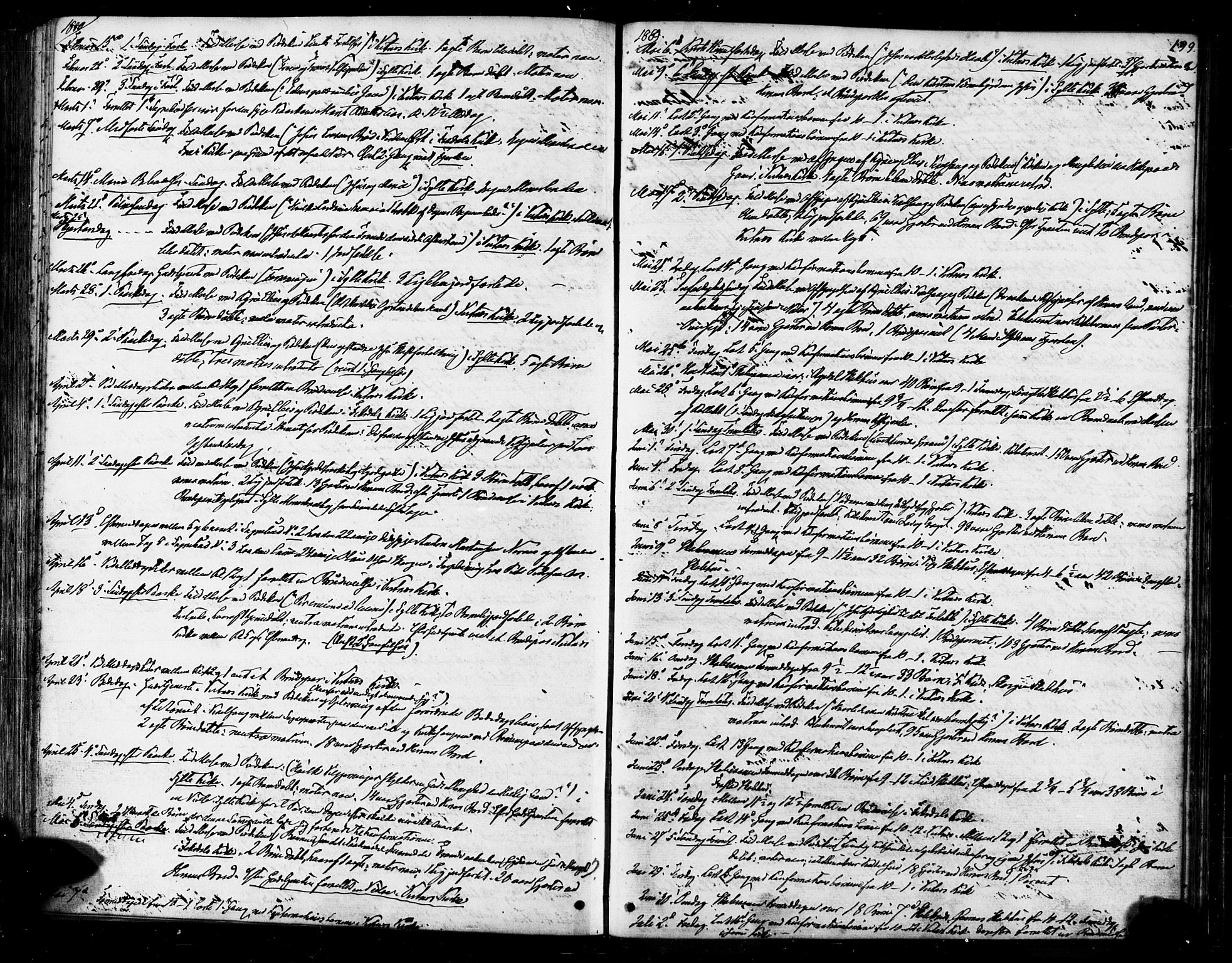 Ministerialprotokoller, klokkerbøker og fødselsregistre - Møre og Romsdal, AV/SAT-A-1454/539/L0530: Parish register (official) no. 539A03, 1872-1886, p. 199