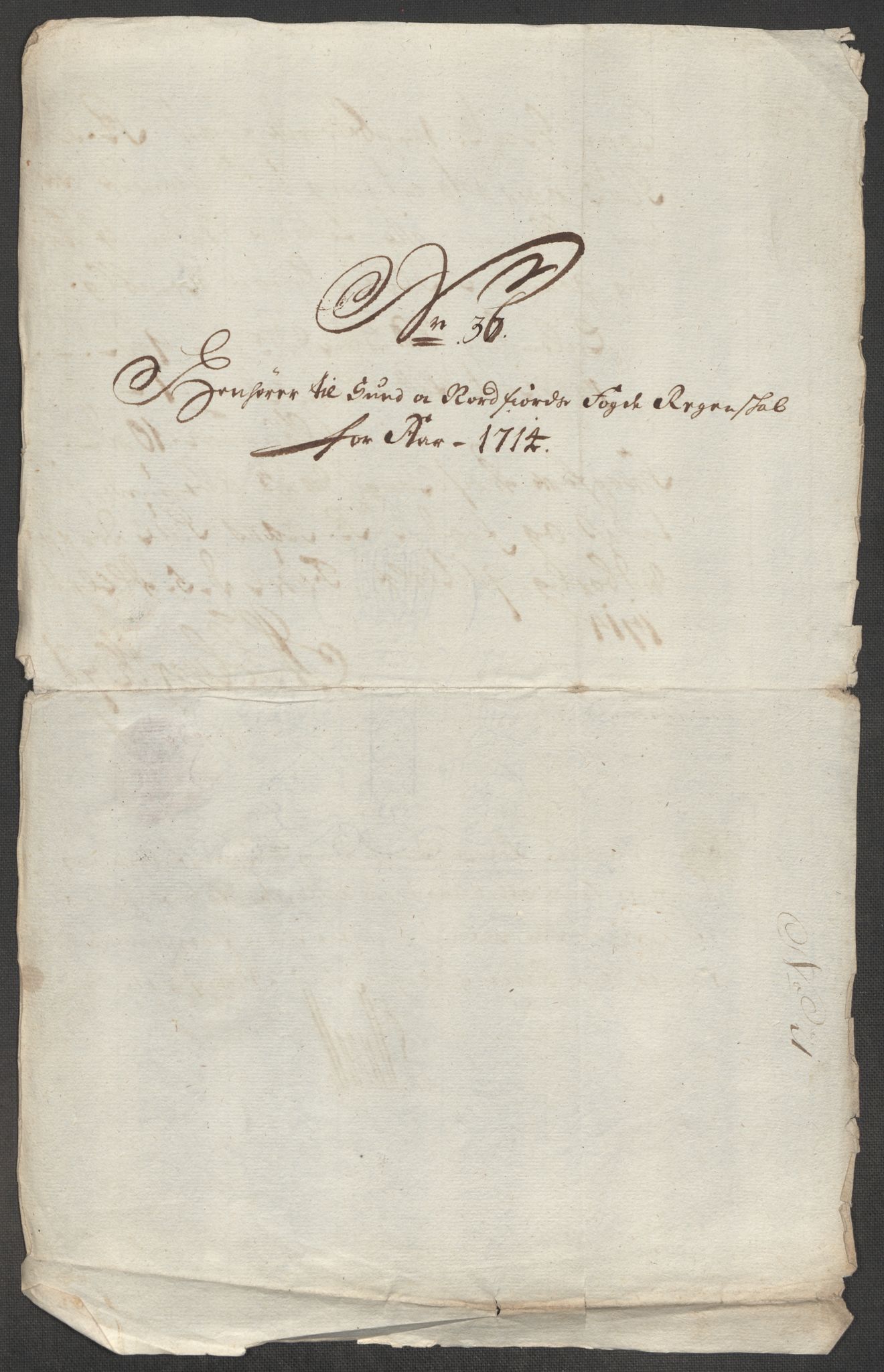 Rentekammeret inntil 1814, Reviderte regnskaper, Fogderegnskap, AV/RA-EA-4092/R53/L3438: Fogderegnskap Sunn- og Nordfjord, 1714, p. 342