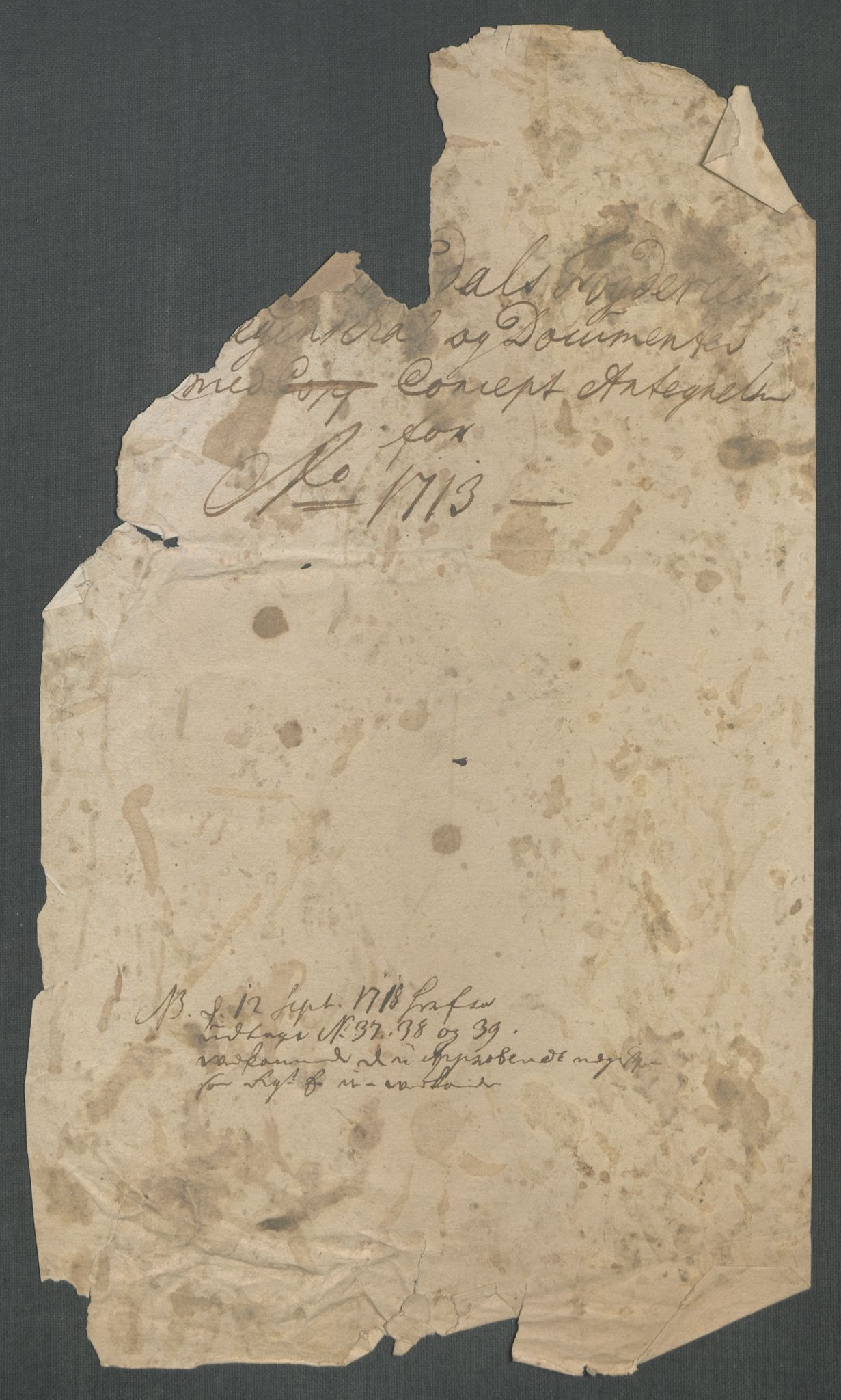 Rentekammeret inntil 1814, Reviderte regnskaper, Fogderegnskap, RA/EA-4092/R62/L4203: Fogderegnskap Stjørdal og Verdal, 1713, p. 4