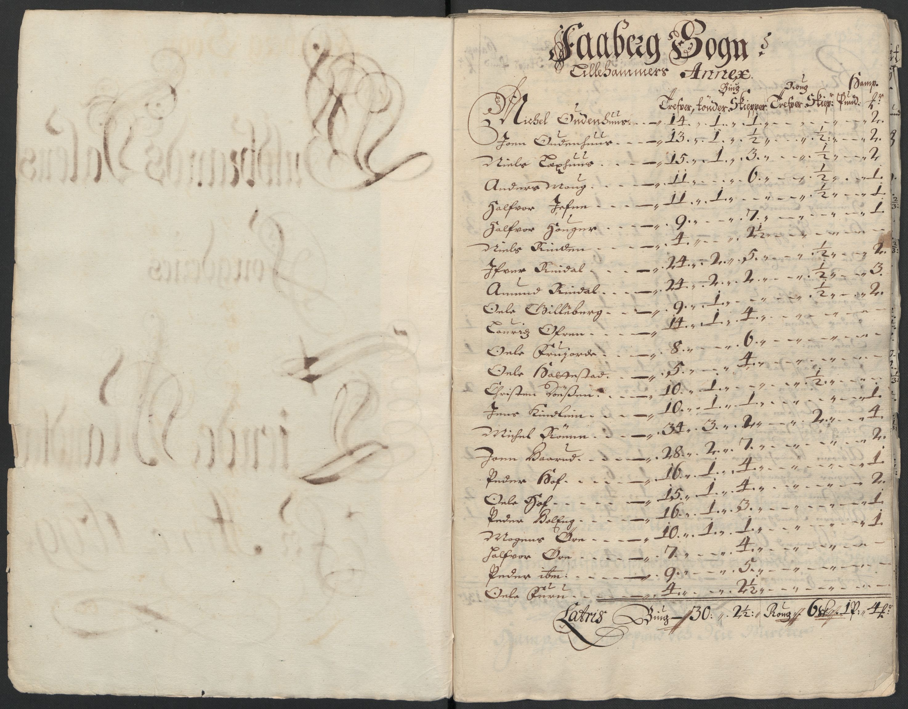 Rentekammeret inntil 1814, Reviderte regnskaper, Fogderegnskap, RA/EA-4092/R17/L1172: Fogderegnskap Gudbrandsdal, 1699, p. 111
