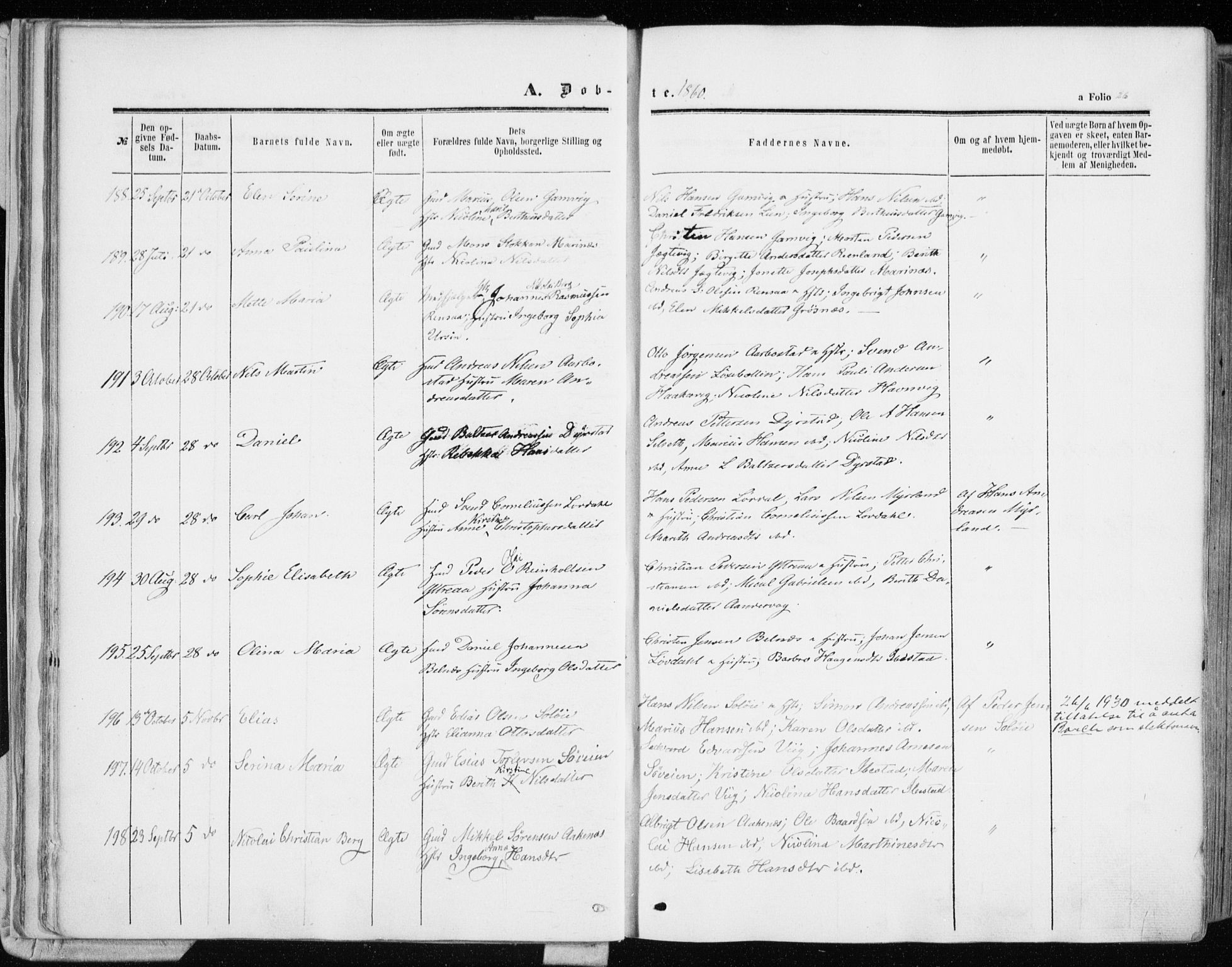 Ibestad sokneprestembete, AV/SATØ-S-0077/H/Ha/Haa/L0009kirke: Parish register (official) no. 9, 1859-1868, p. 26