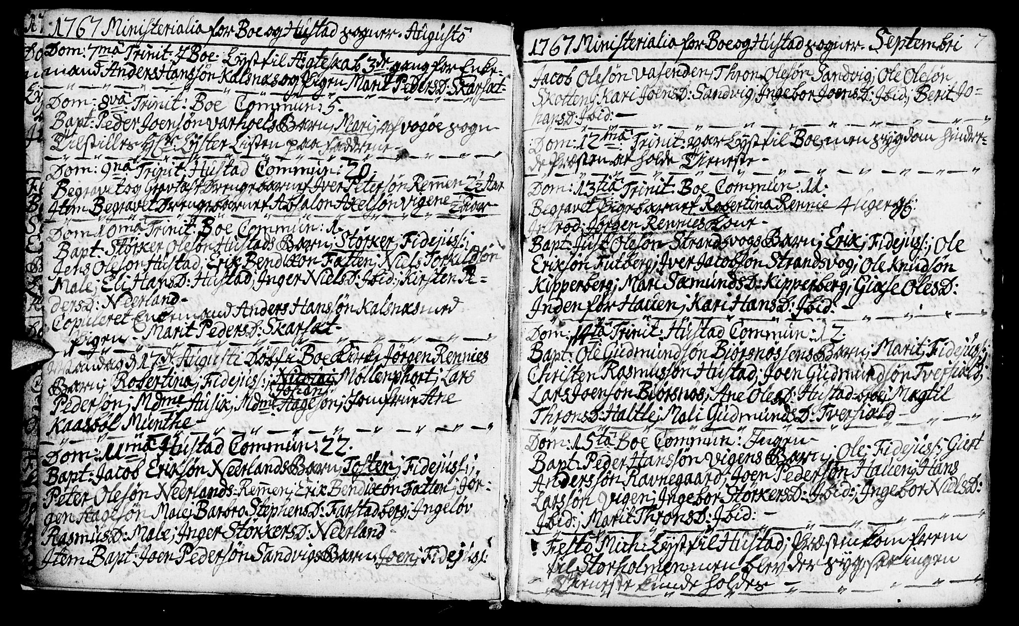 Ministerialprotokoller, klokkerbøker og fødselsregistre - Møre og Romsdal, SAT/A-1454/566/L0761: Parish register (official) no. 566A02 /1, 1767-1817, p. 7