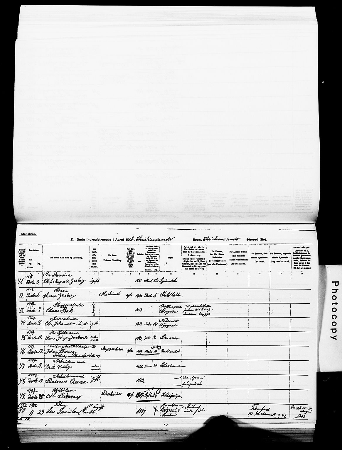 Ministerialprotokoller, klokkerbøker og fødselsregistre - Møre og Romsdal, SAT/A-1454/572/L0860: Parish register (official) no. 572D04, 1903-1916