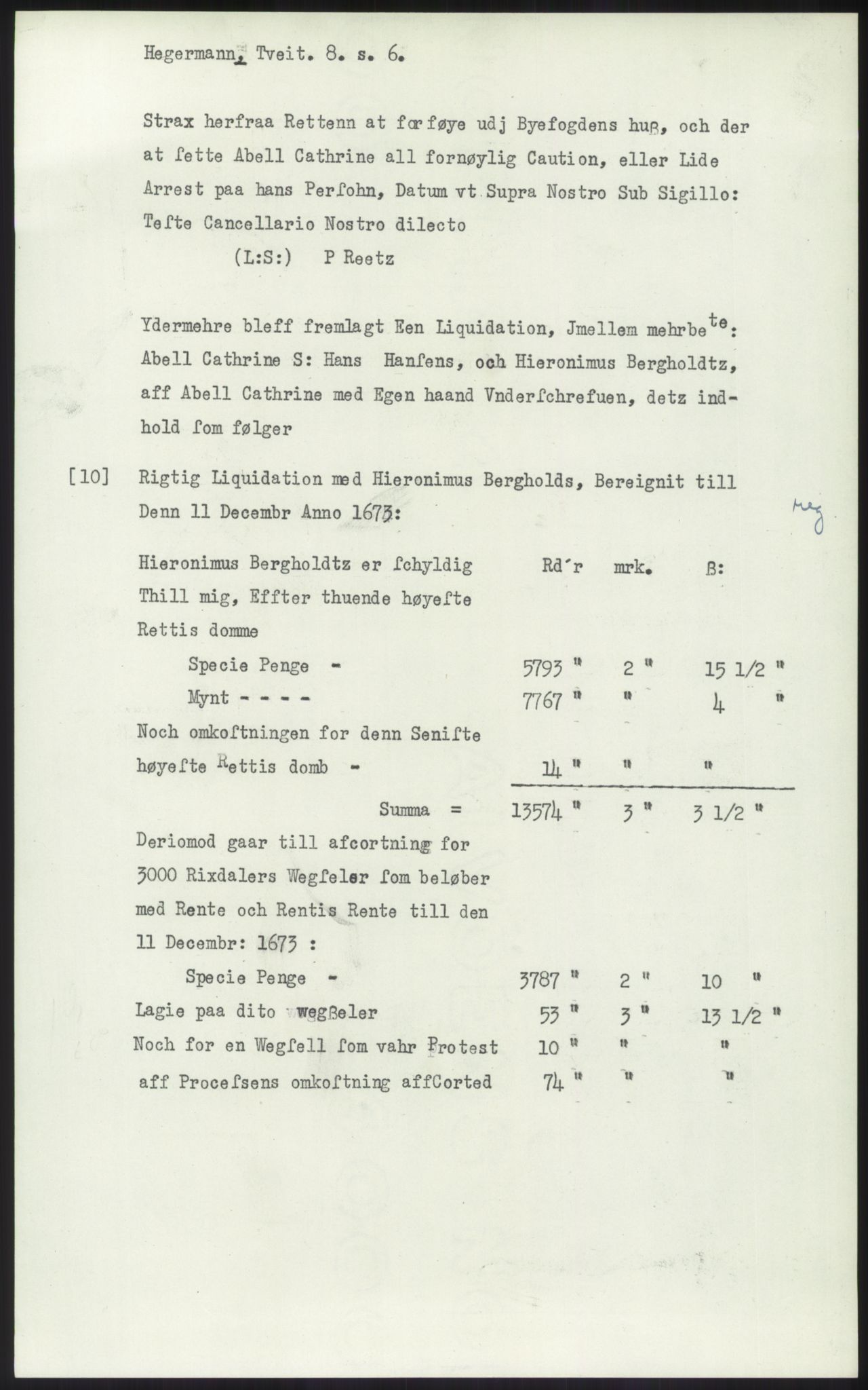 Samlinger til kildeutgivelse, Diplomavskriftsamlingen, AV/RA-EA-4053/H/Ha, p. 1430