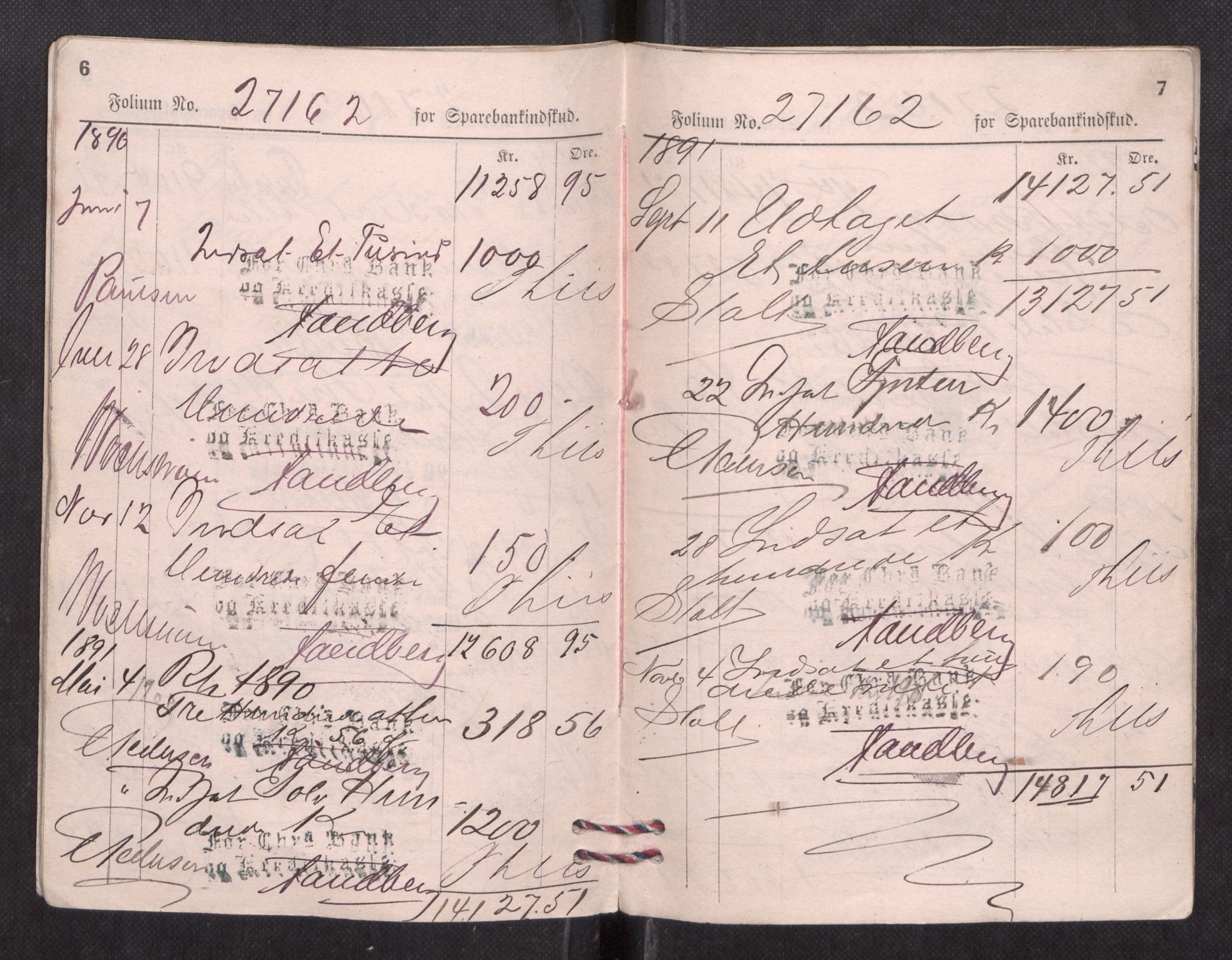 Oppsynssjefen ved Lofotfisket, AV/SAT-A-6224/D/L0173: Lofotfiskernes Selvhjelpskasse, 1885-1912, p. 7
