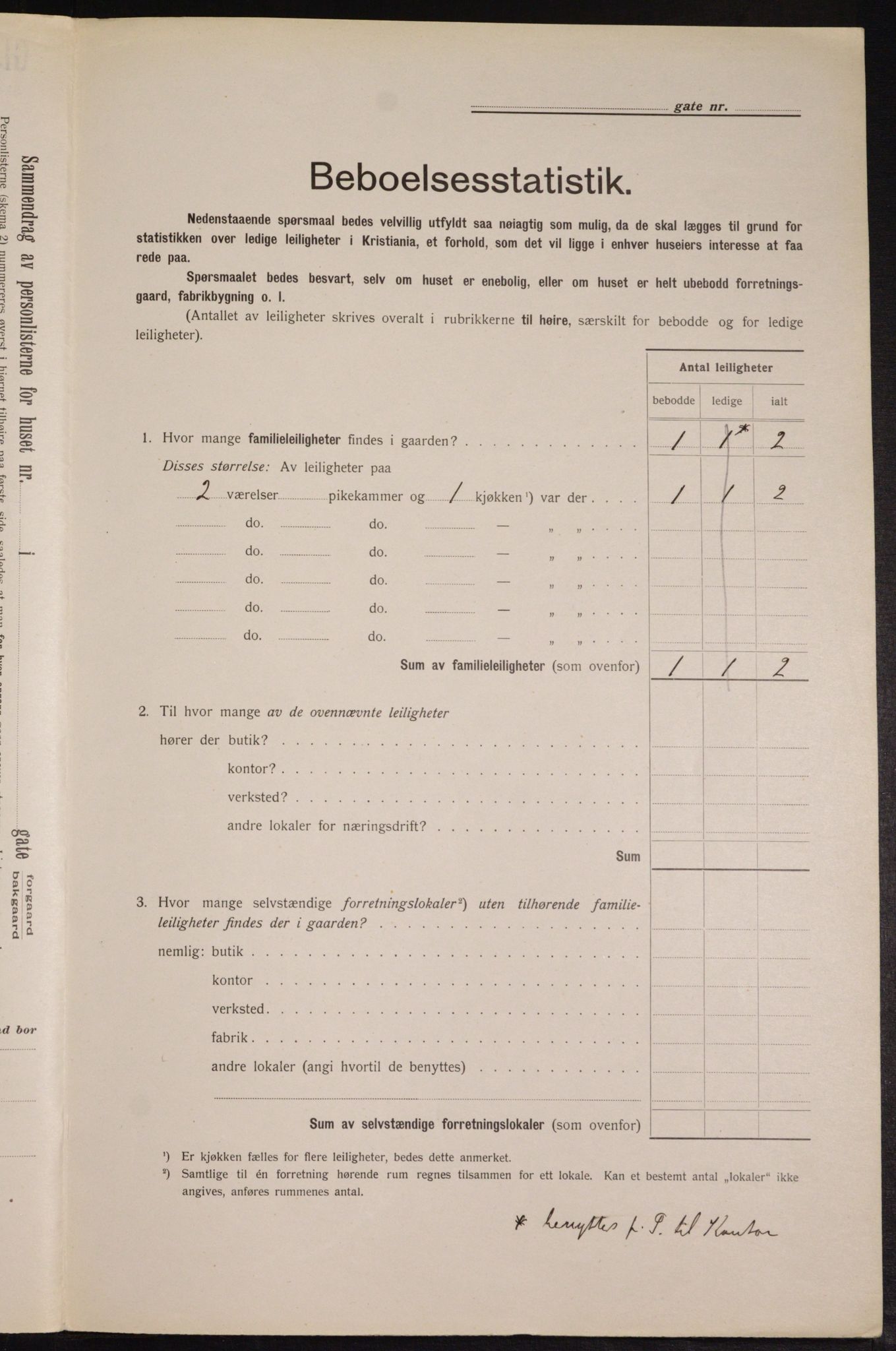 OBA, Municipal Census 1913 for Kristiania, 1913, p. 101636