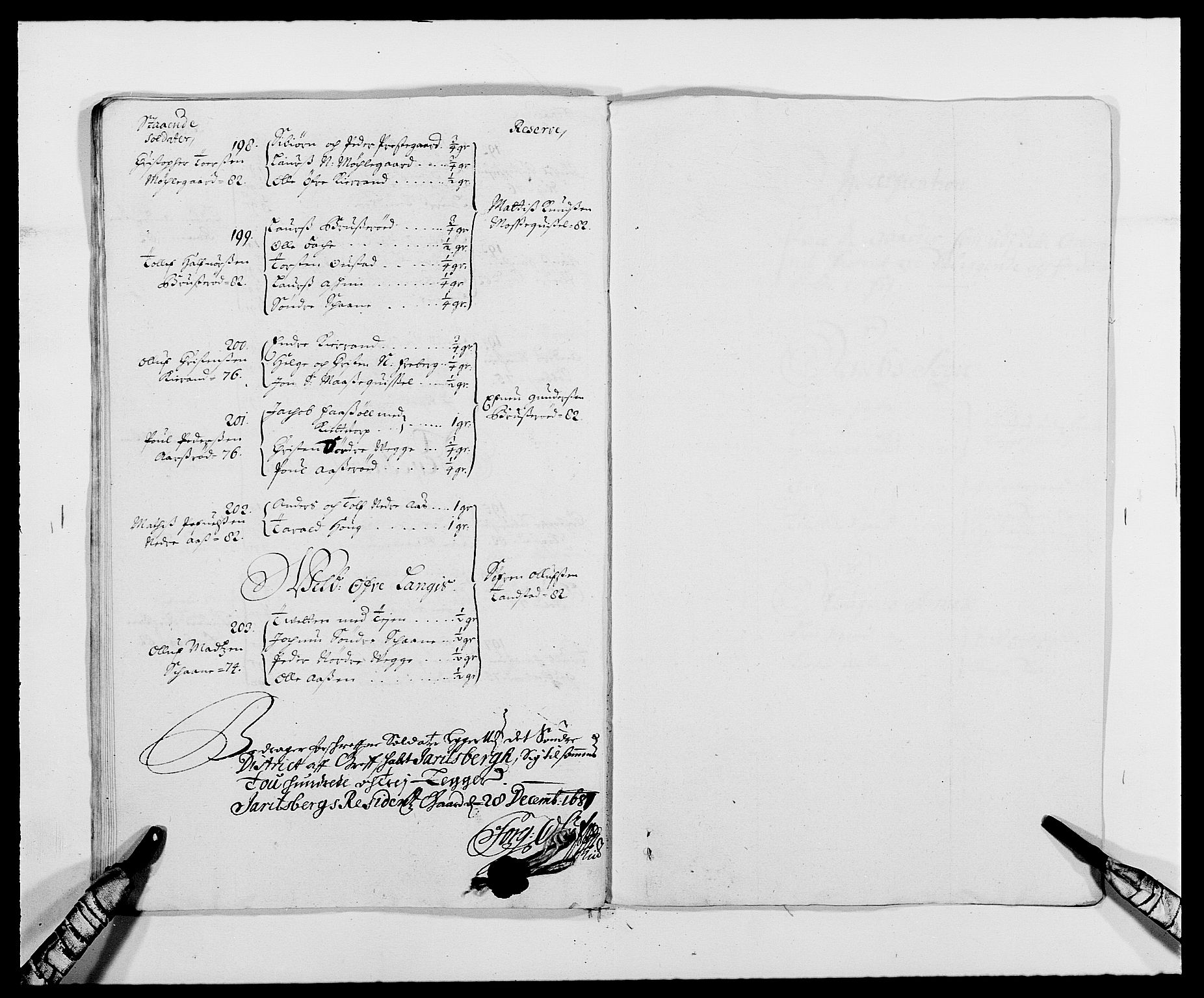 Rentekammeret inntil 1814, Reviderte regnskaper, Fogderegnskap, AV/RA-EA-4092/R32/L1858: Fogderegnskap Jarlsberg grevskap, 1686-1690, p. 226