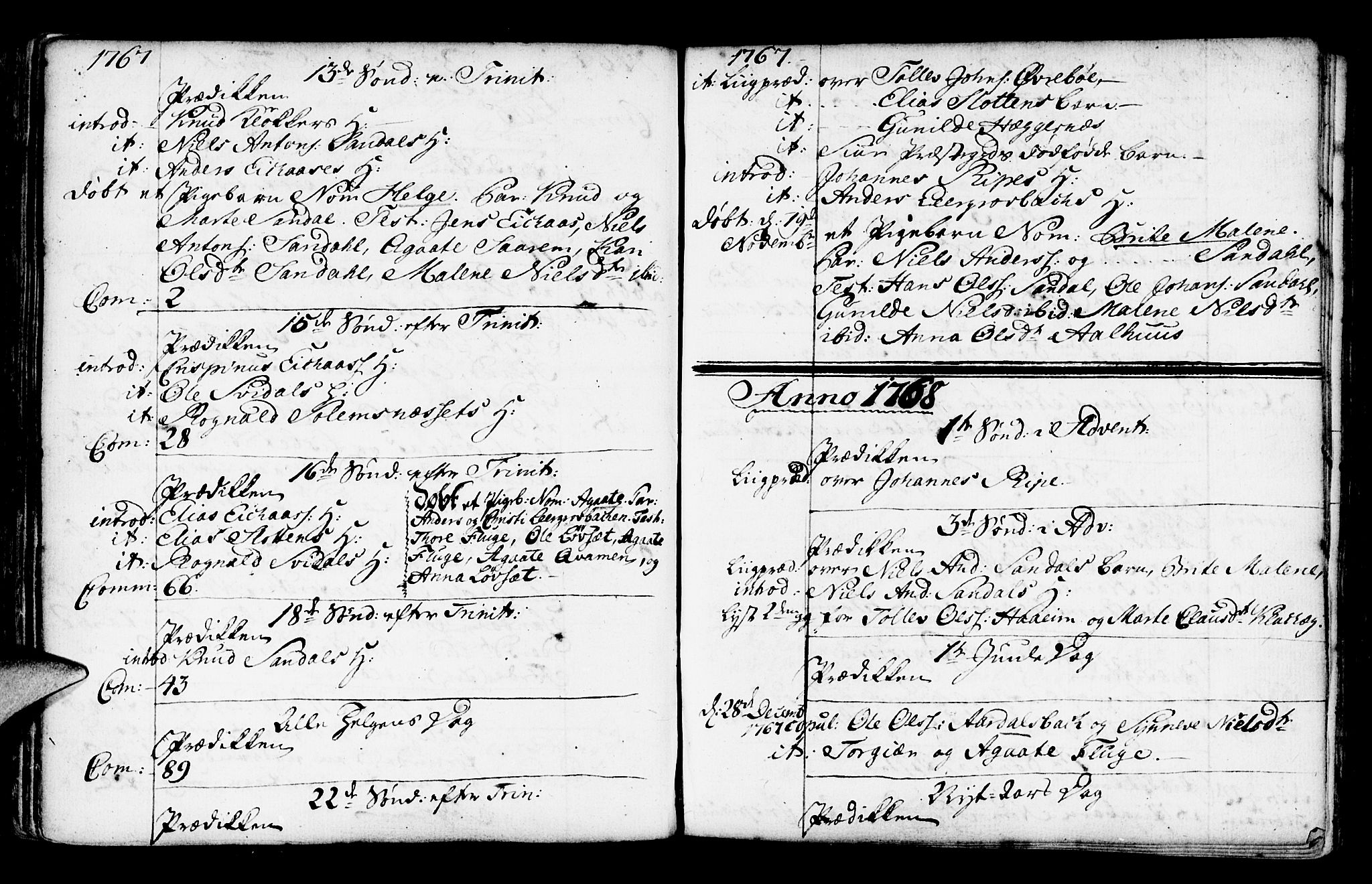 Jølster sokneprestembete, SAB/A-80701/H/Haa/Haaa/L0003: Parish register (official) no. A 3, 1748-1789, p. 118