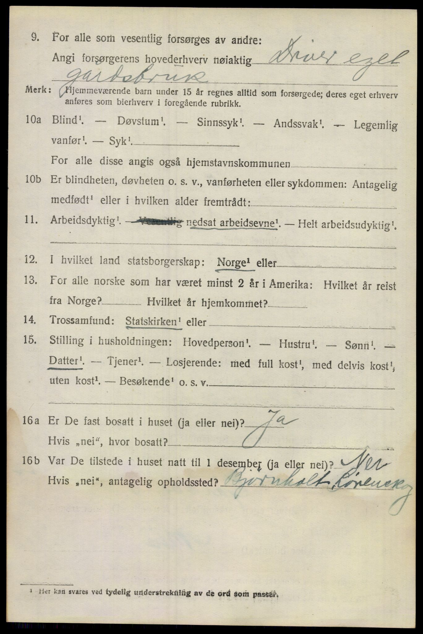 SAO, 1920 census for Lørenskog, 1920, p. 6101