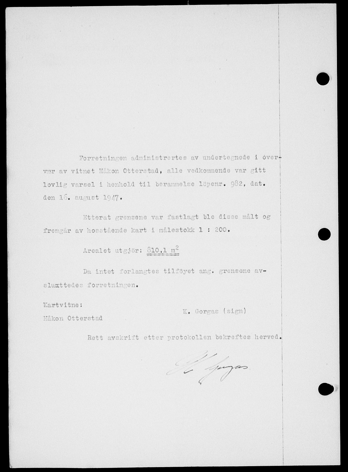 Onsøy sorenskriveri, SAO/A-10474/G/Ga/Gab/L0021: Mortgage book no. II A-21, 1947-1947, Diary no: : 2510/1947