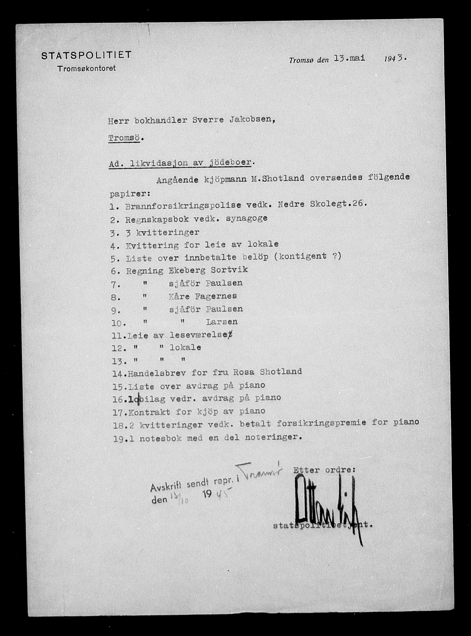 Justisdepartementet, Tilbakeføringskontoret for inndratte formuer, AV/RA-S-1564/H/Hc/Hcb/L0916: --, 1945-1947, p. 192