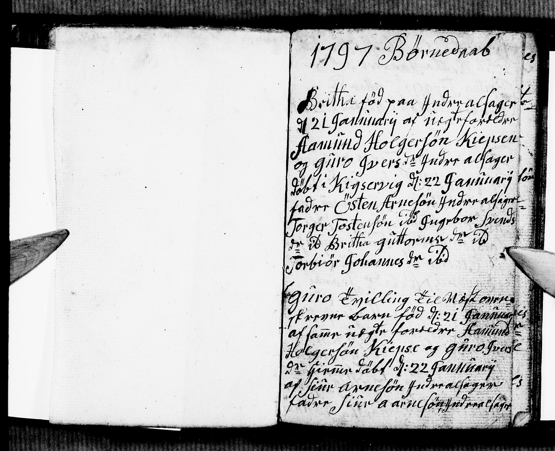 Ullensvang sokneprestembete, SAB/A-78701/H/Hab: Parish register (copy) no. E 3, 1797-1800