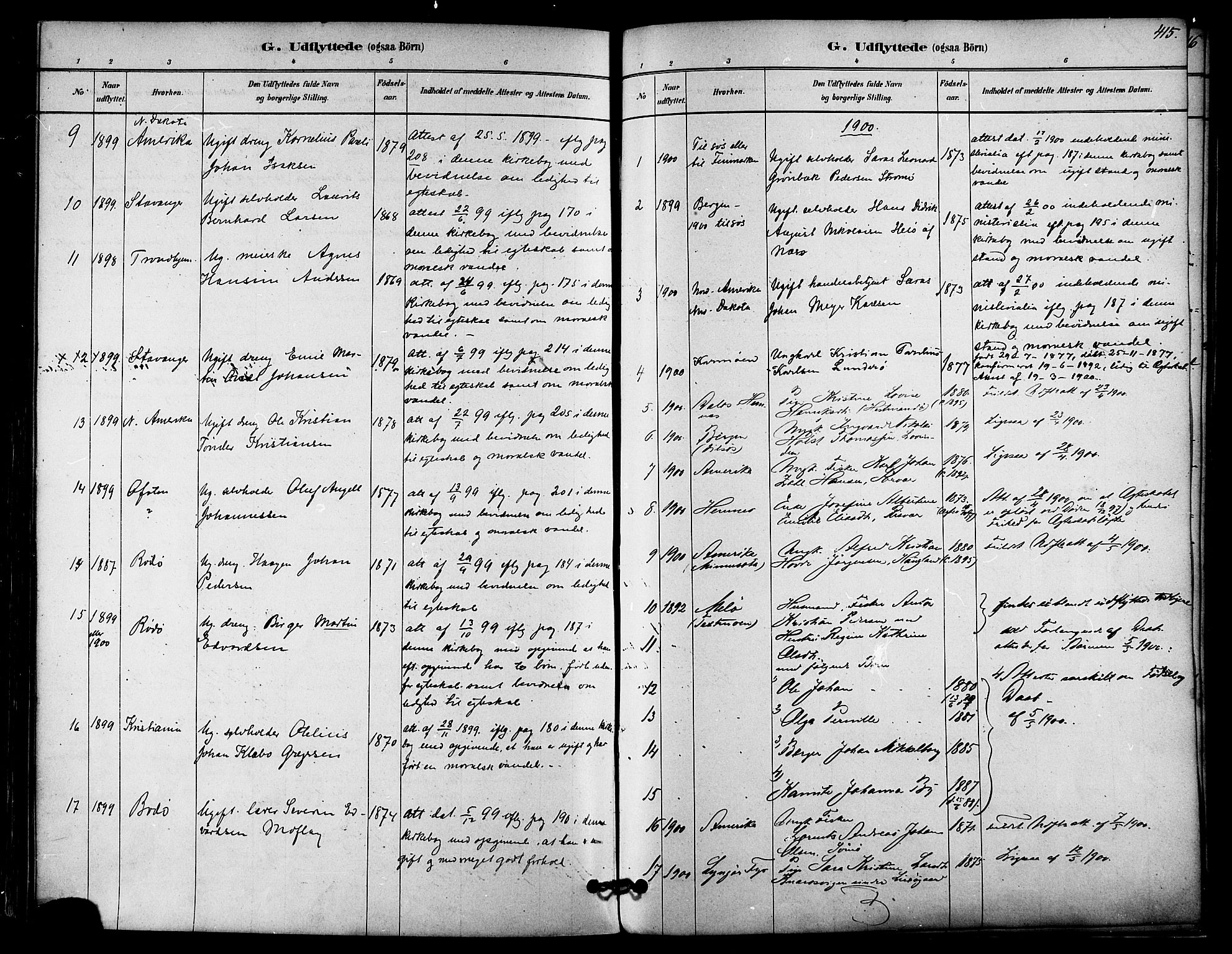 Ministerialprotokoller, klokkerbøker og fødselsregistre - Nordland, SAT/A-1459/839/L0568: Parish register (official) no. 839A05, 1880-1902, p. 415