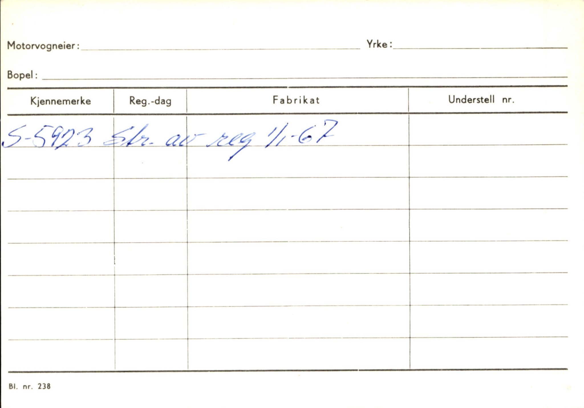 Statens vegvesen, Sogn og Fjordane vegkontor, SAB/A-5301/4/F/L0125: Eigarregister Sogndal V-Å. Aurland A-Å. Fjaler A-N, 1945-1975, p. 568