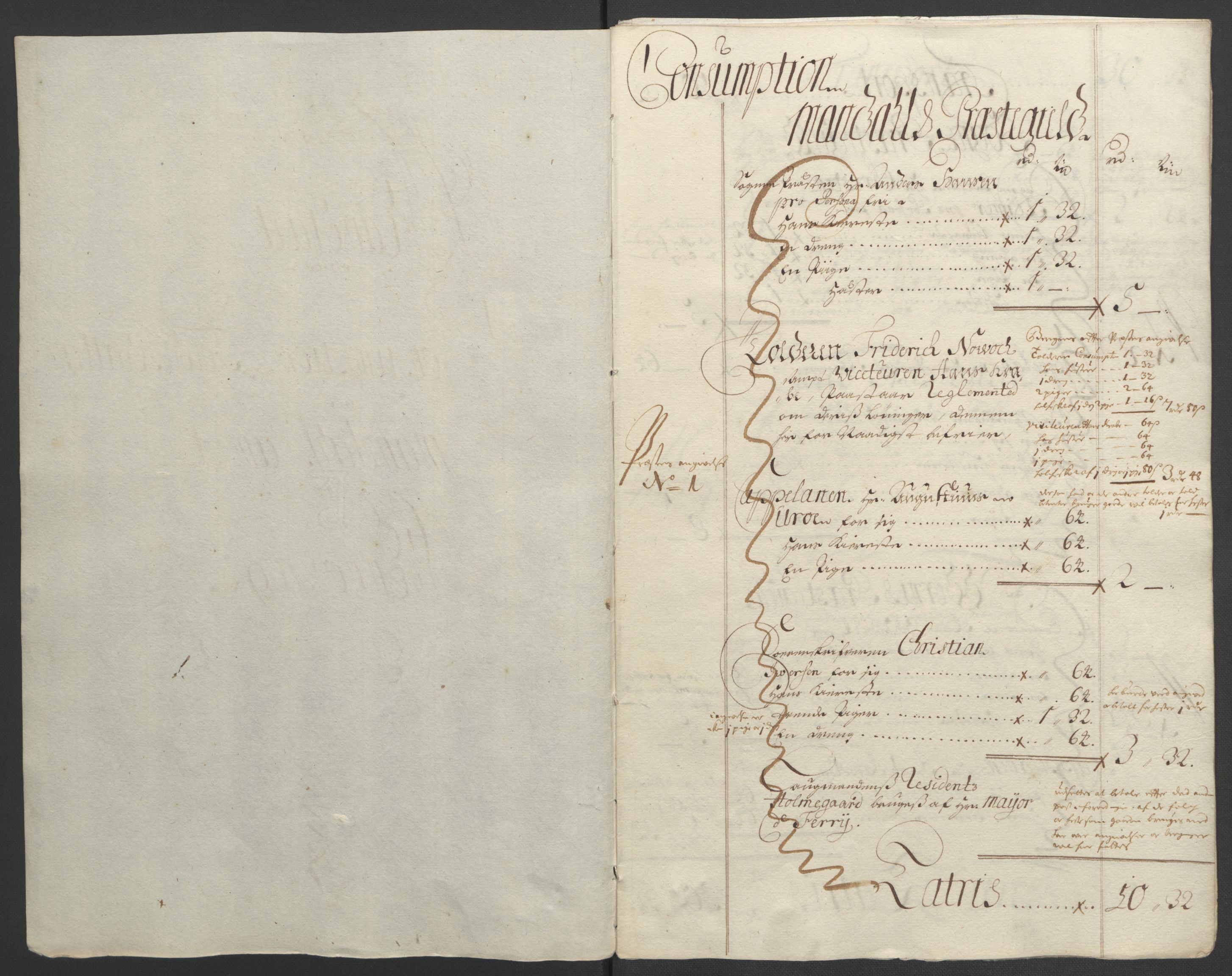 Rentekammeret inntil 1814, Reviderte regnskaper, Fogderegnskap, AV/RA-EA-4092/R43/L2545: Fogderegnskap Lista og Mandal, 1694-1695, p. 102