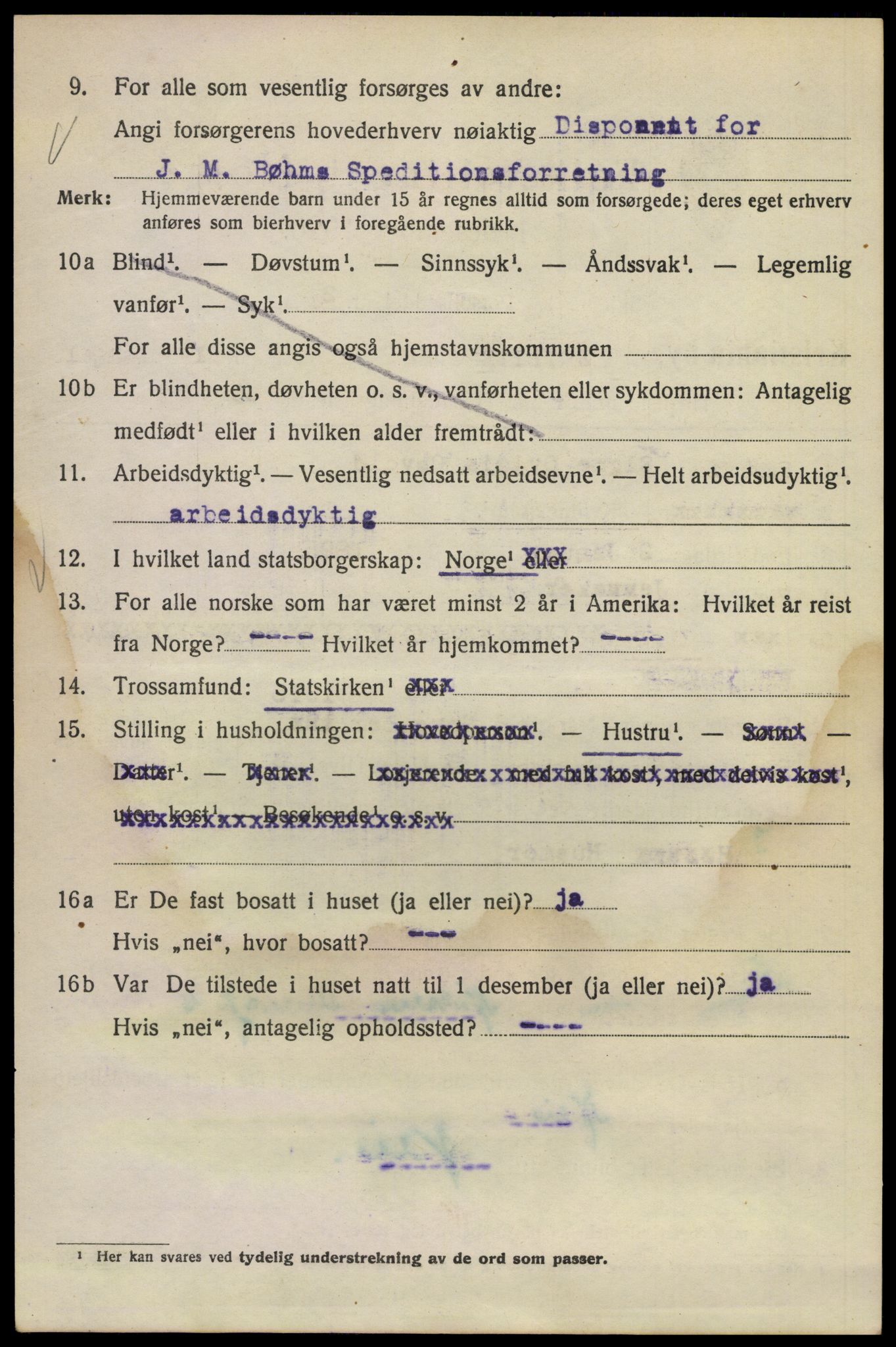 SAO, 1920 census for Kristiania, 1920, p. 654274