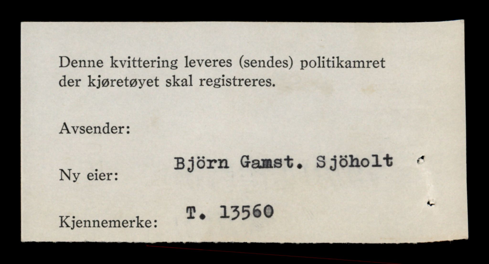 Møre og Romsdal vegkontor - Ålesund trafikkstasjon, AV/SAT-A-4099/F/Fe/L0040: Registreringskort for kjøretøy T 13531 - T 13709, 1927-1998, p. 601