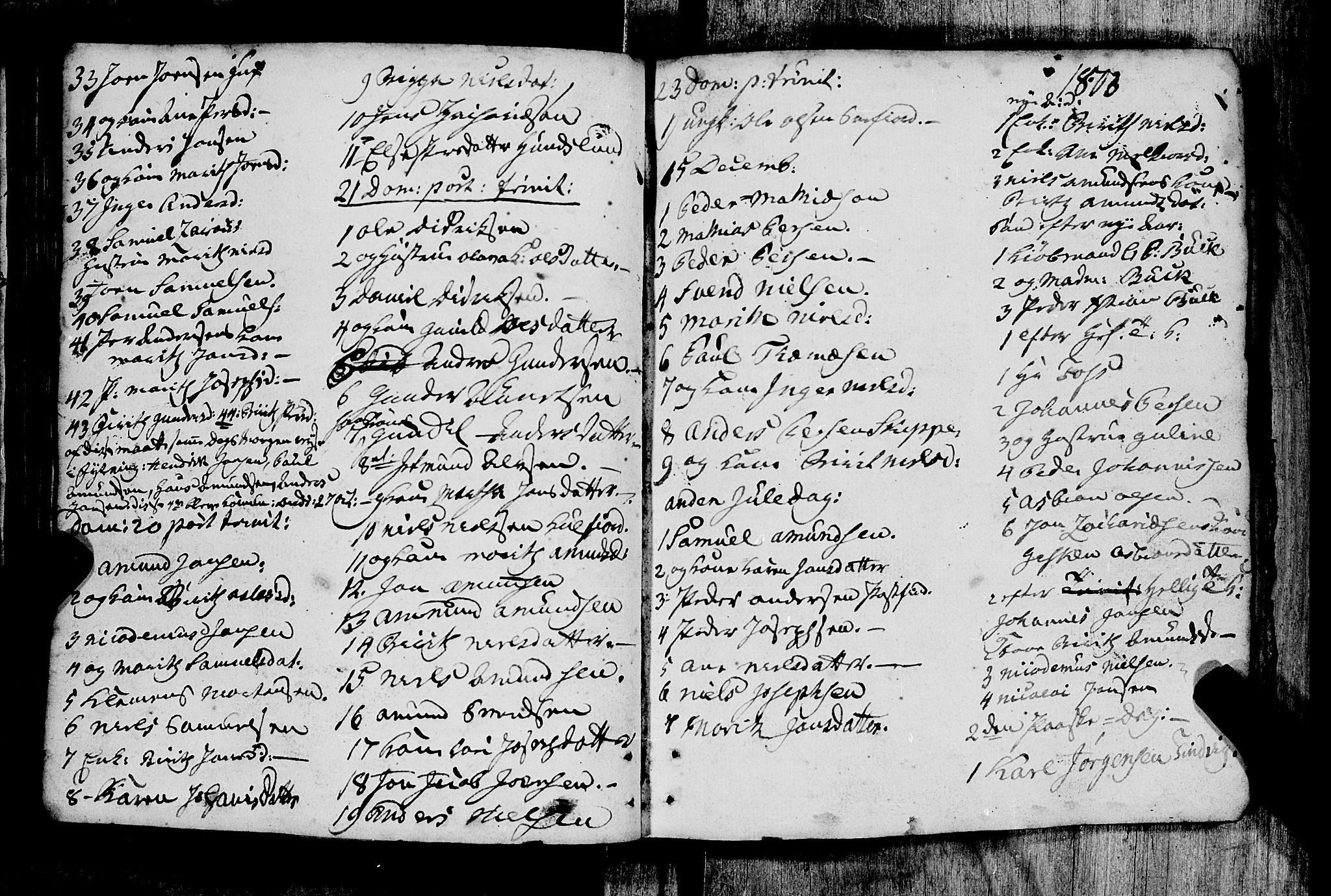 Måsøy sokneprestkontor, SATØ/S-1348/B/L0026: Communicants register no. 26 (1), 1749-1804