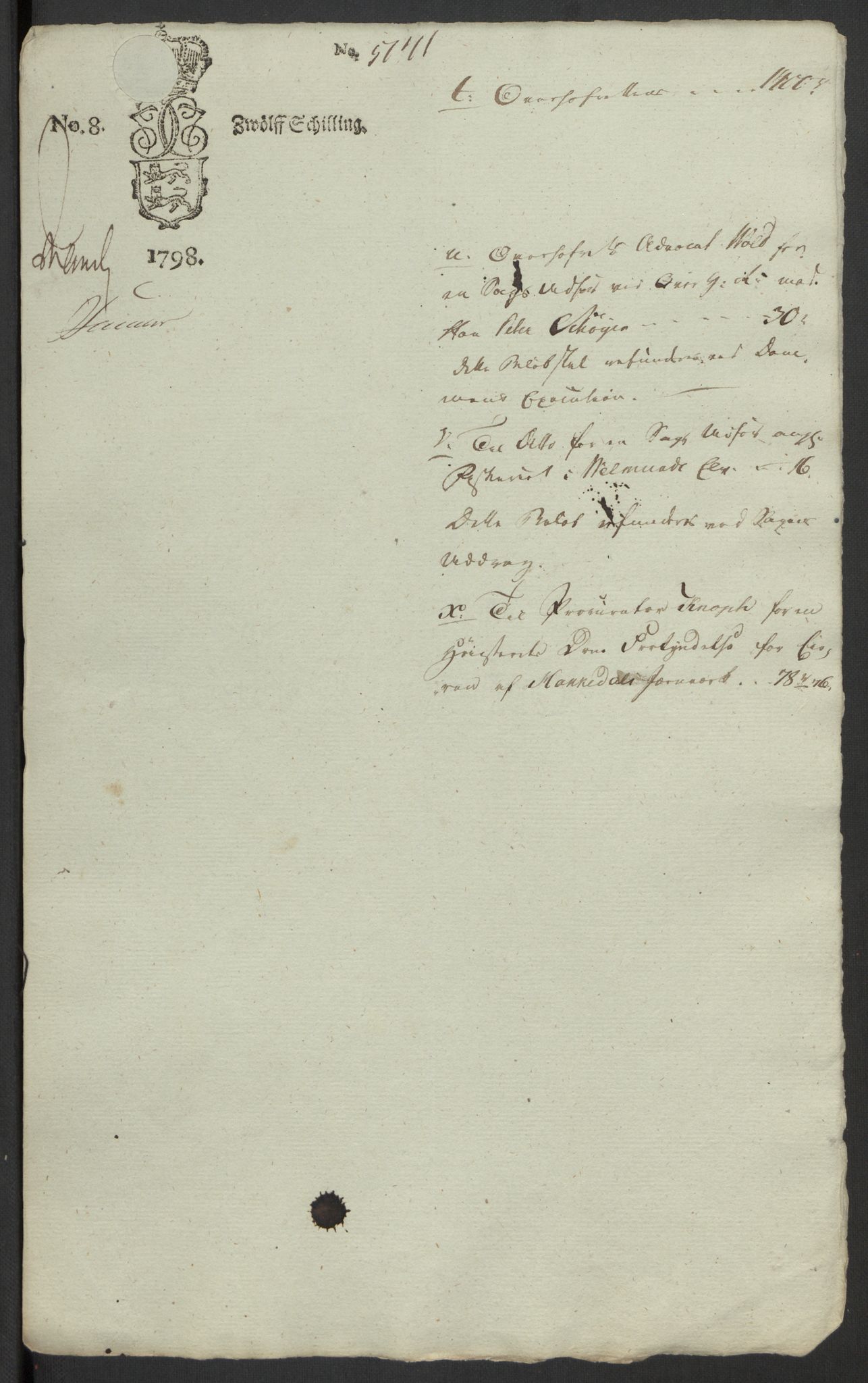 Rentekammeret inntil 1814, Realistisk ordnet avdeling, AV/RA-EA-4070/G/Gb/Gbb/L0029/0001: Jernverk / [Db II 6]: Dokumenter om Lesja, Moss, Mostadmarken, Nissedal (og Omdal kobberverk), Odal, Osen (Romsdal) og Vigeland jernverk, 1670-1810, p. 16