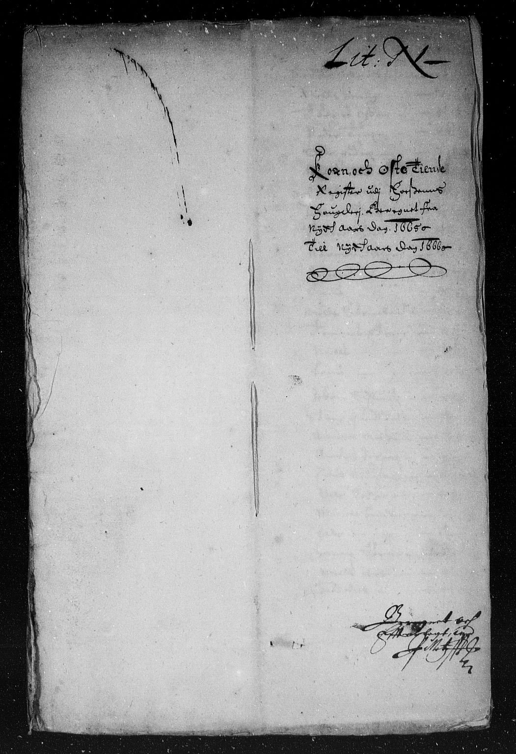 Rentekammeret inntil 1814, Reviderte regnskaper, Stiftamtstueregnskaper, Trondheim stiftamt og Nordland amt, RA/EA-6044/R/Rd/L0012: Trondheim stiftamt, 1665