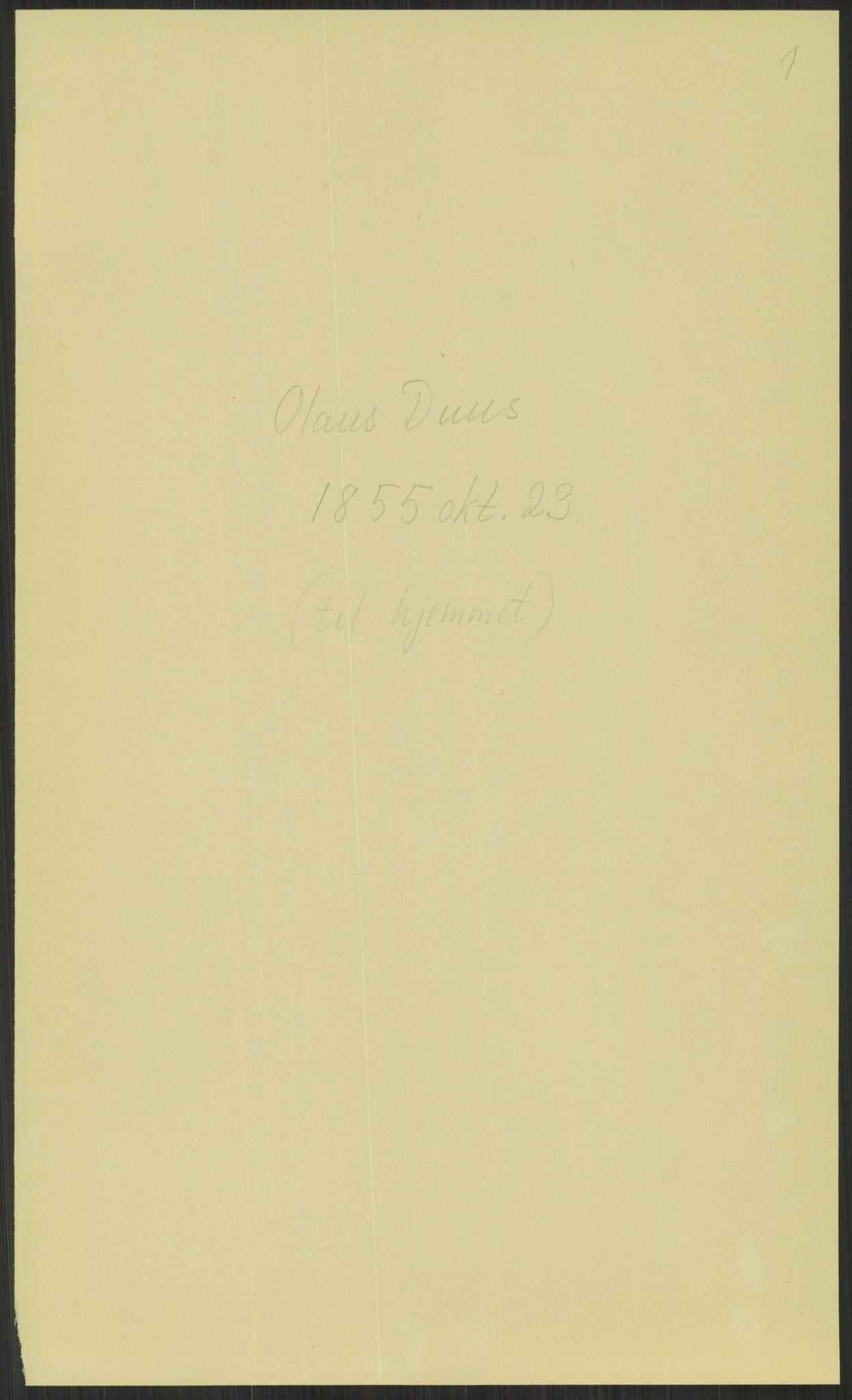 Samlinger til kildeutgivelse, Amerikabrevene, RA/EA-4057/F/L0022: Innlån fra Vestfold. Innlån fra Telemark: Bratås - Duus, 1838-1914, p. 253