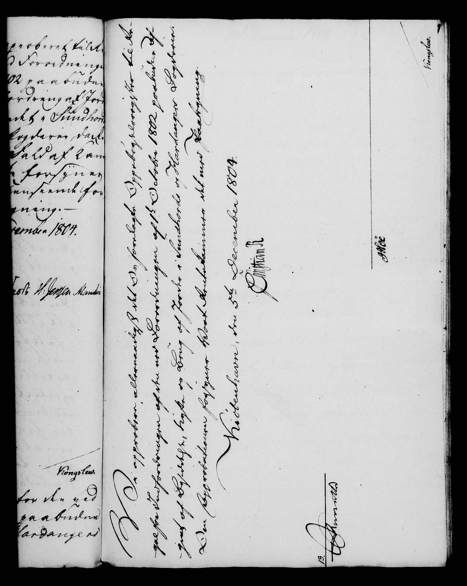 Rentekammeret, Kammerkanselliet, RA/EA-3111/G/Gf/Gfa/L0086: Norsk relasjons- og resolusjonsprotokoll (merket RK 52.86), 1804, p. 922
