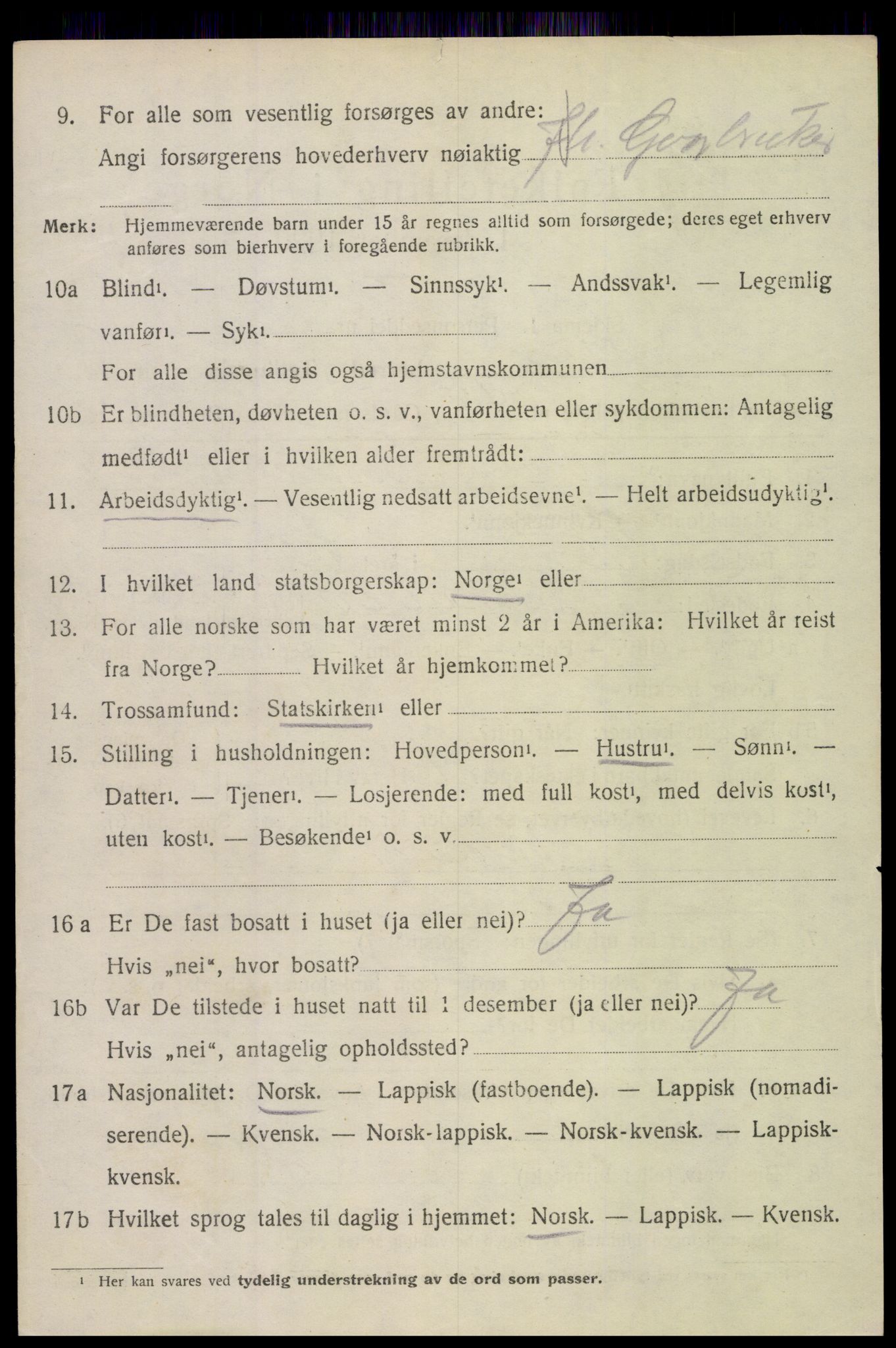 SAT, 1920 census for Bodin, 1920, p. 7563