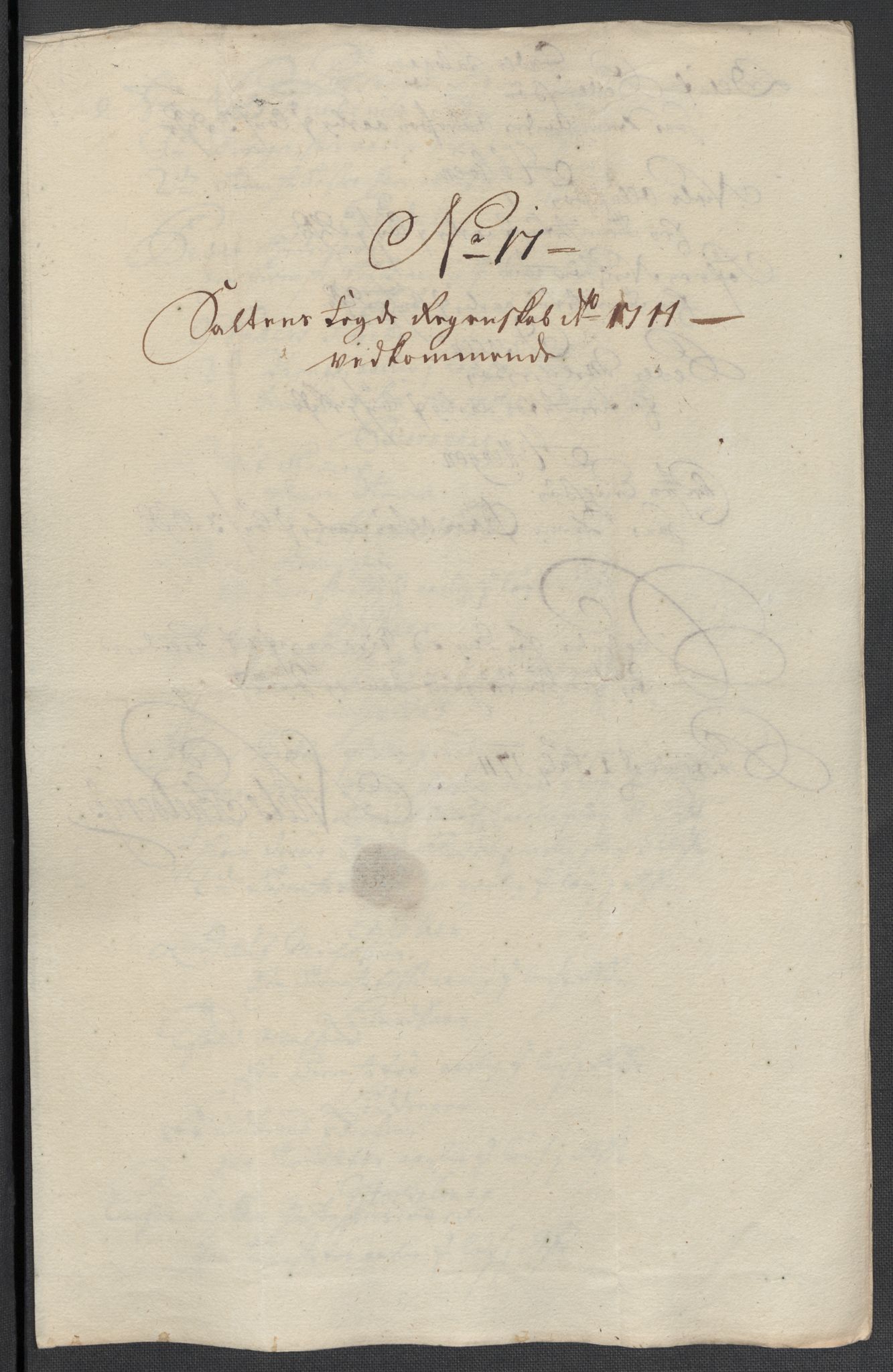 Rentekammeret inntil 1814, Reviderte regnskaper, Fogderegnskap, RA/EA-4092/R66/L4582: Fogderegnskap Salten, 1711-1712, p. 183
