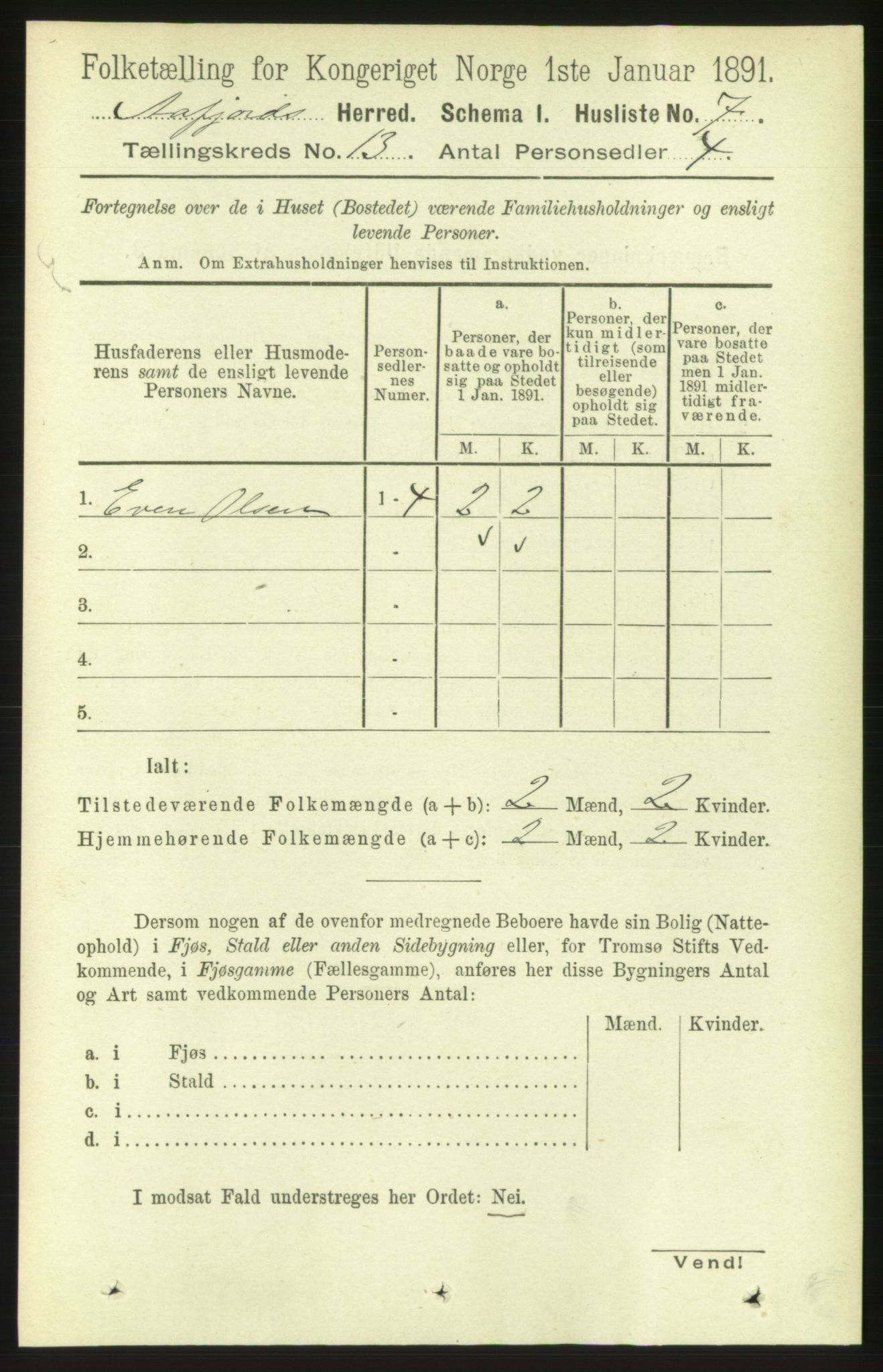 RA, 1891 census for 1630 Åfjord, 1891, p. 4109