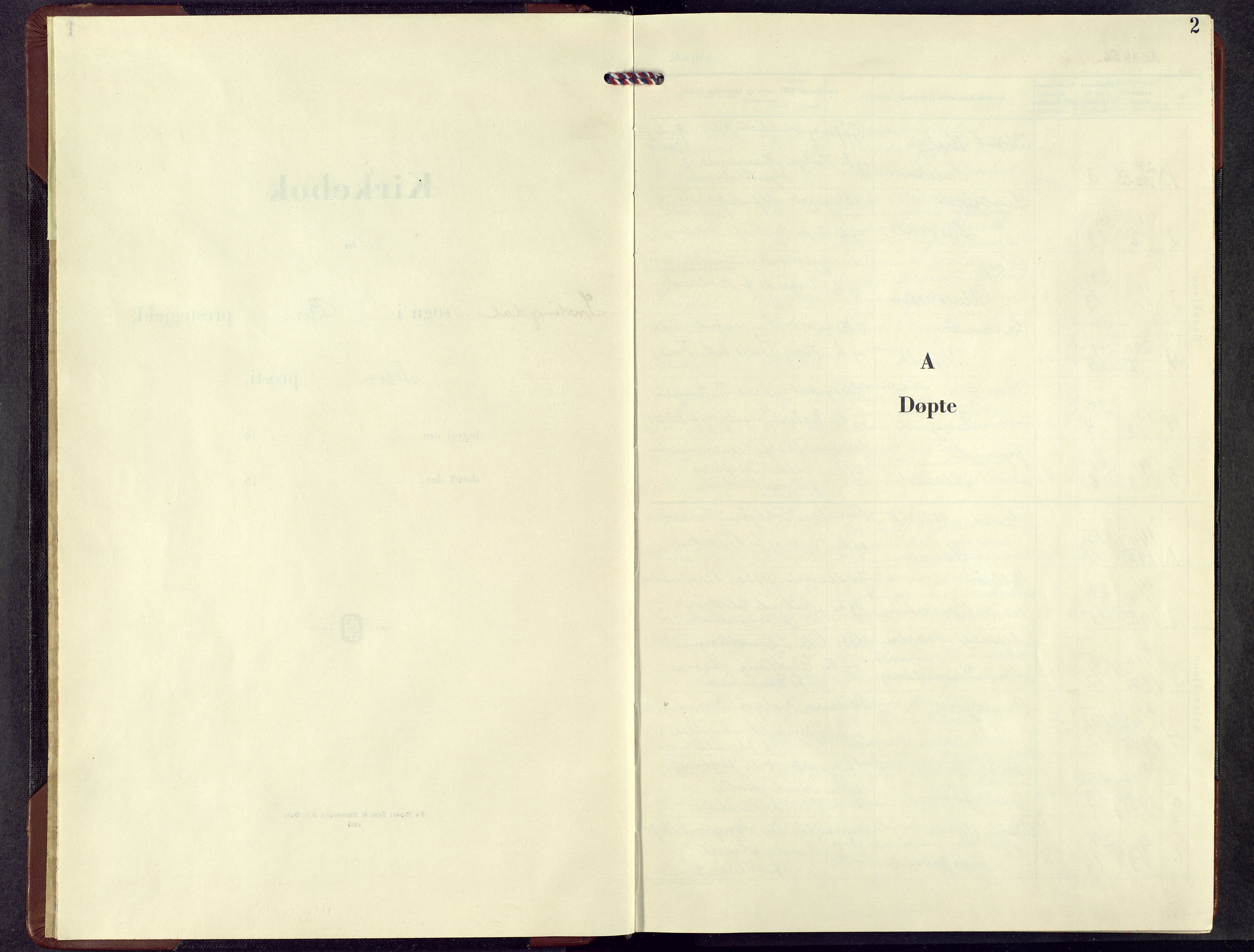 Biri prestekontor, AV/SAH-PREST-096/H/Ha/Hab/L0010: Parish register (copy) no. 10, 1956-1969, p. 2