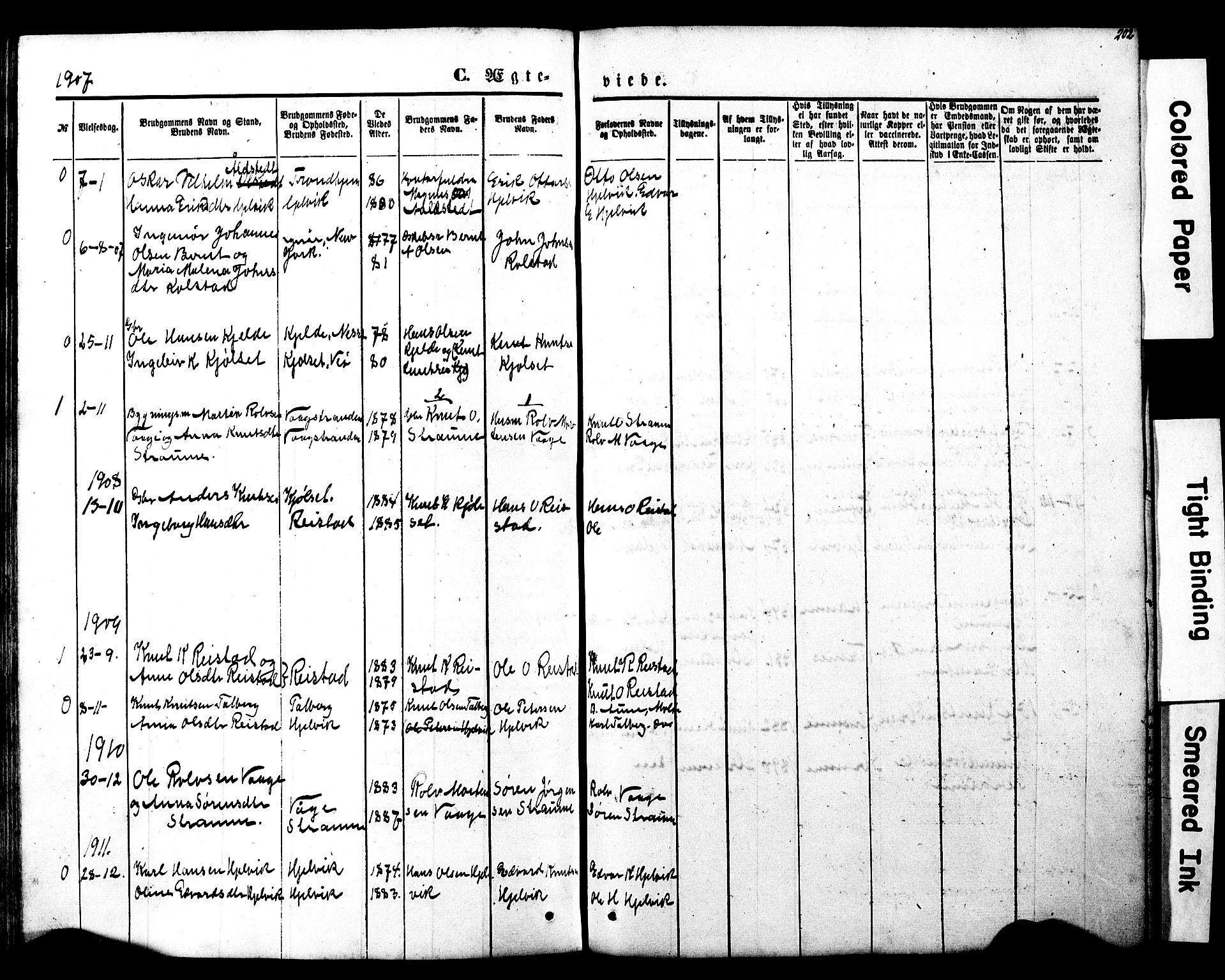 Ministerialprotokoller, klokkerbøker og fødselsregistre - Møre og Romsdal, AV/SAT-A-1454/550/L0618: Parish register (copy) no. 550C01, 1870-1927, p. 202