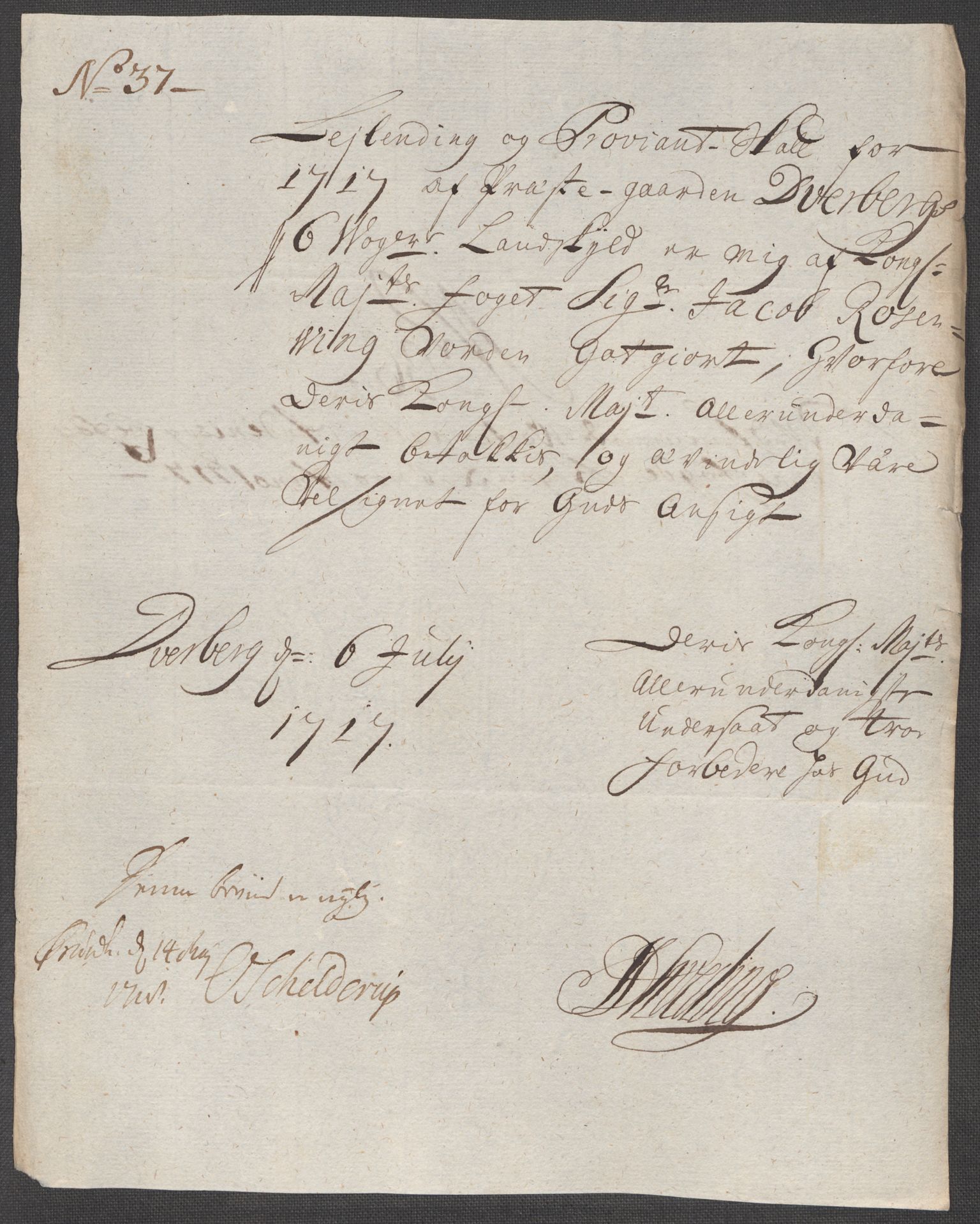 Rentekammeret inntil 1814, Reviderte regnskaper, Fogderegnskap, AV/RA-EA-4092/R67/L4683: Fogderegnskap Vesterålen, Andenes og Lofoten, 1717, p. 233