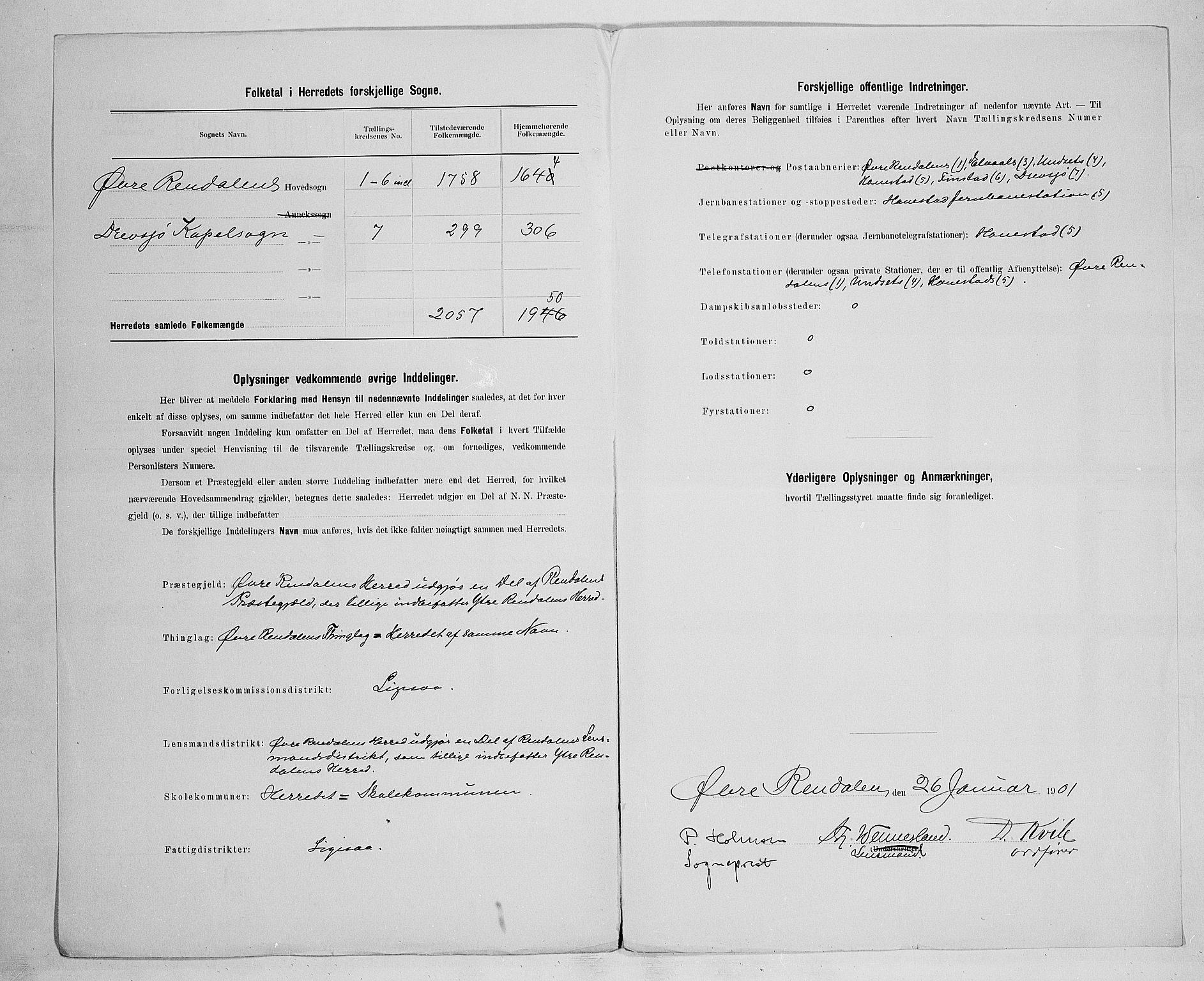 SAH, 1900 census for Øvre Rendal, 1900, p. 3