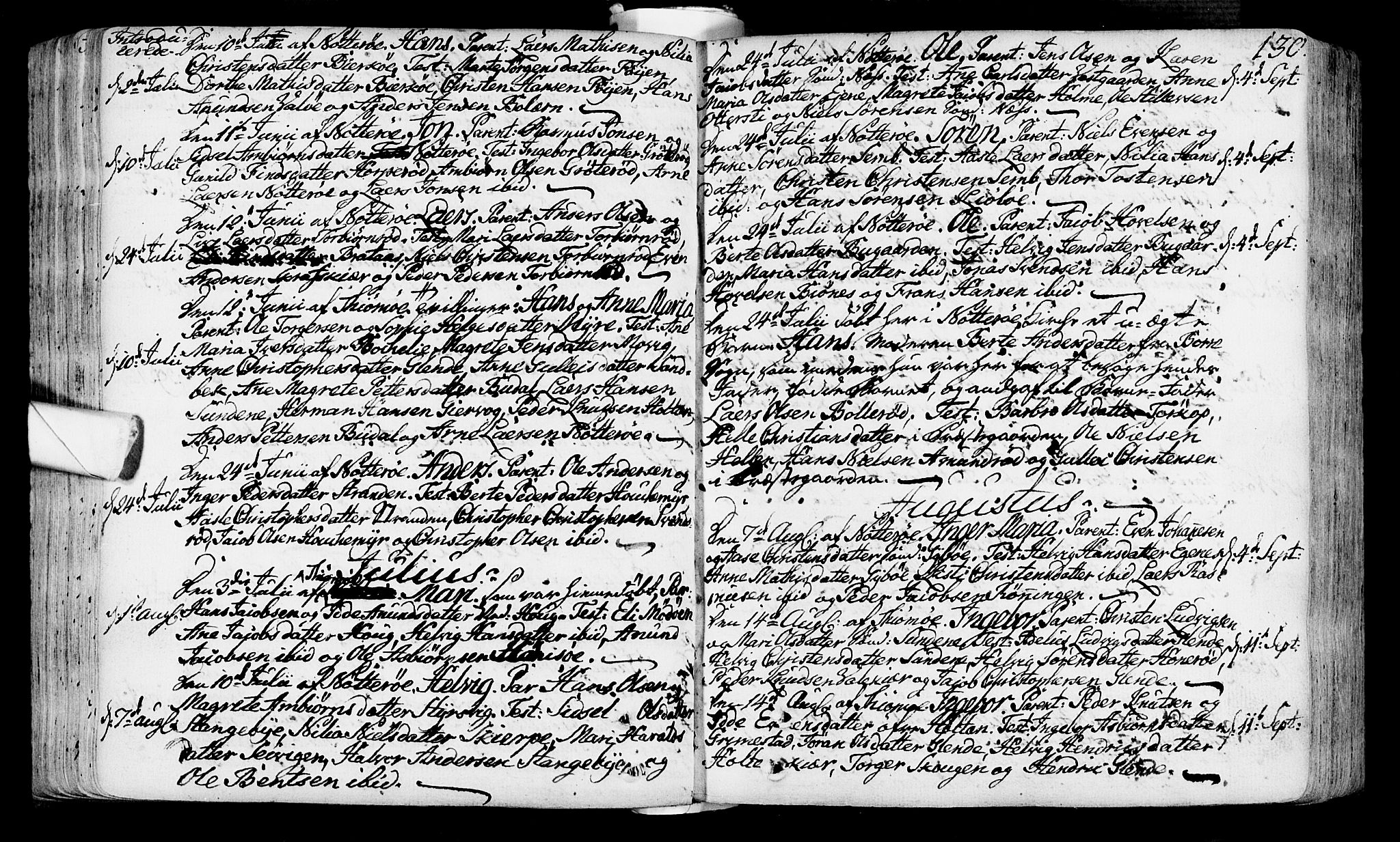 Nøtterøy kirkebøker, AV/SAKO-A-354/F/Fa/L0002: Parish register (official) no. I 2, 1738-1790, p. 130