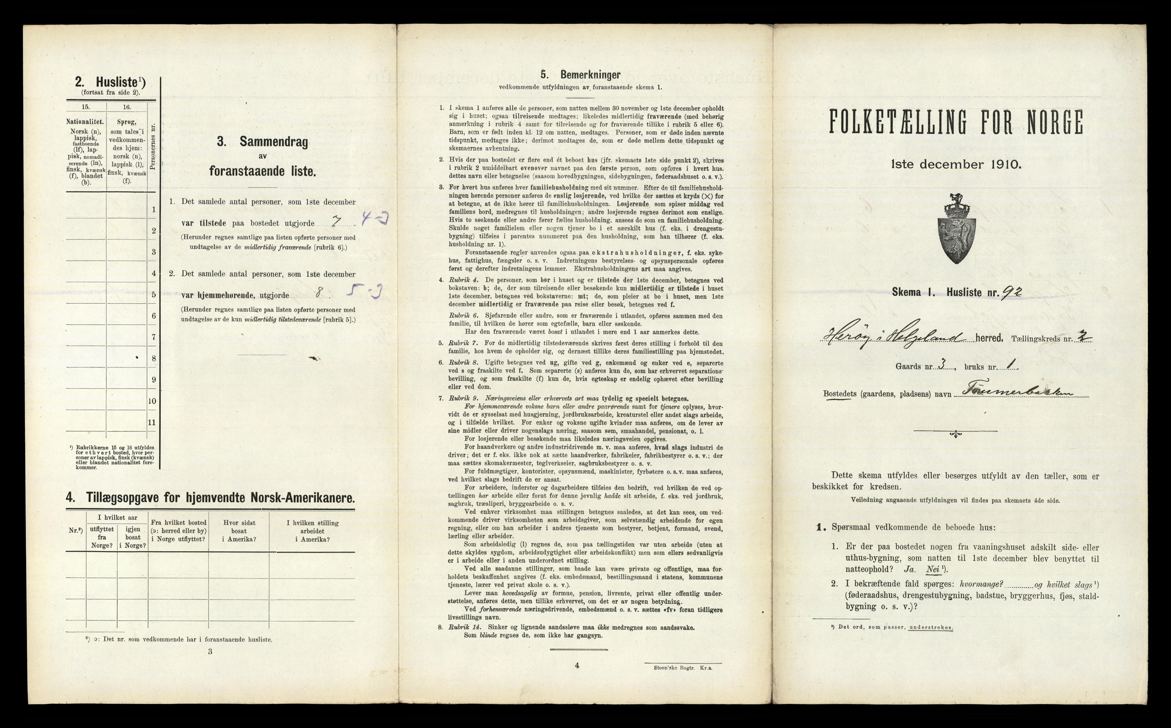 RA, 1910 census for Herøy, 1910, p. 283