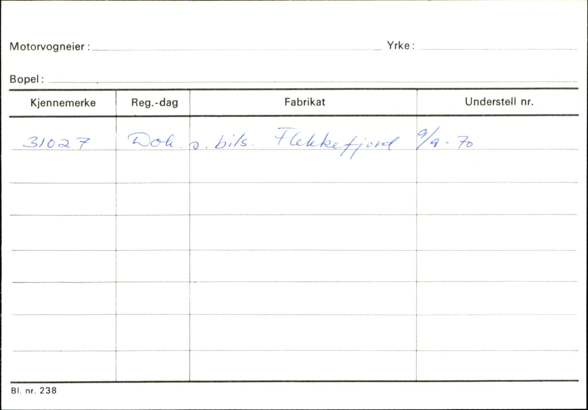 Statens vegvesen, Sogn og Fjordane vegkontor, SAB/A-5301/4/F/L0131: Eigarregister Høyanger P-Å. Stryn S-Å, 1945-1975, p. 364