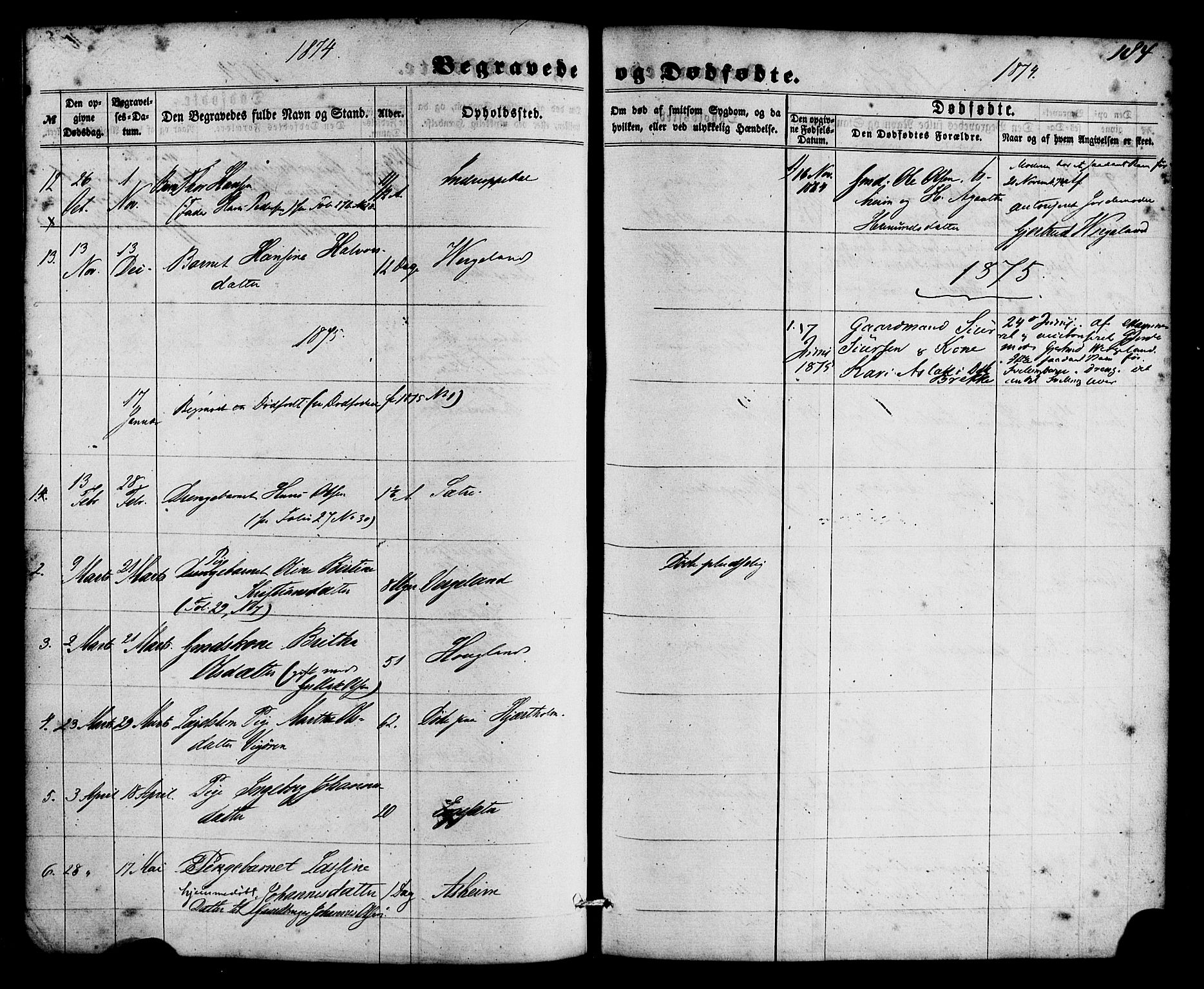 Gulen sokneprestembete, SAB/A-80201/H/Haa/Haac/L0001: Parish register (official) no. C 1, 1859-1881, p. 184