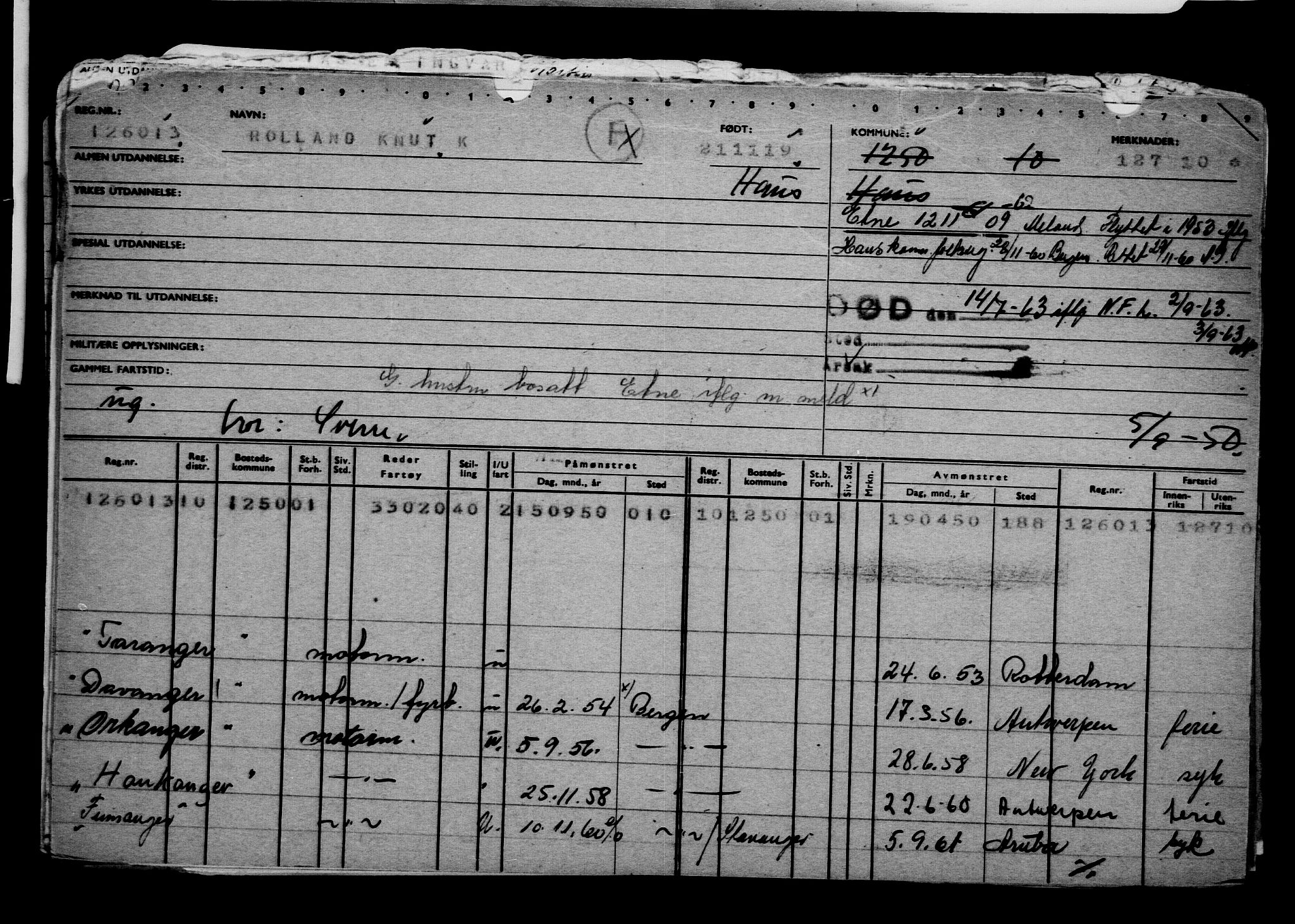 Direktoratet for sjømenn, AV/RA-S-3545/G/Gb/L0174: Hovedkort, 1919, p. 47